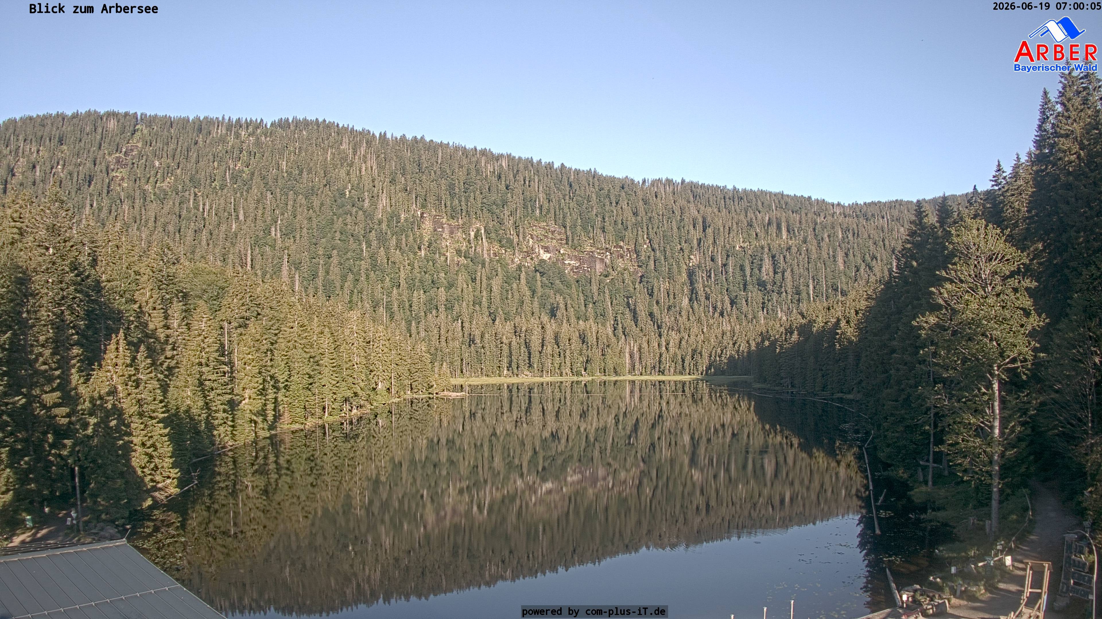 Archiv Foto Webcam Großer Arbersee - Bayerischer Wald