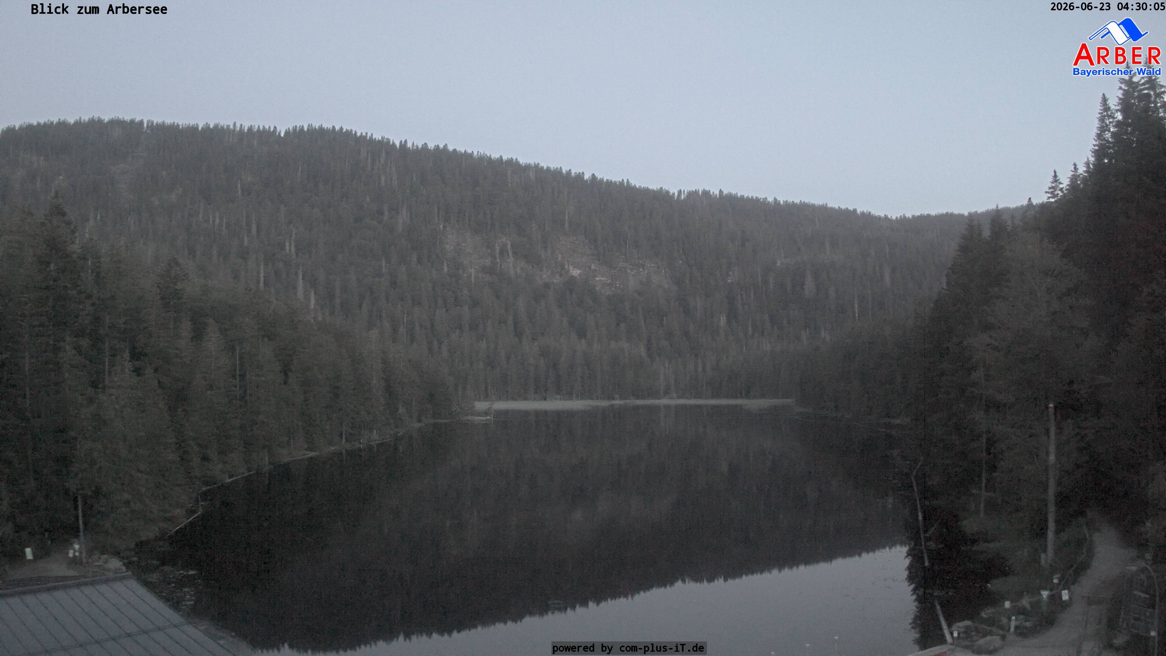 Archived image Webcam Lake "Großer Arbersee" (Bavarian Forest)