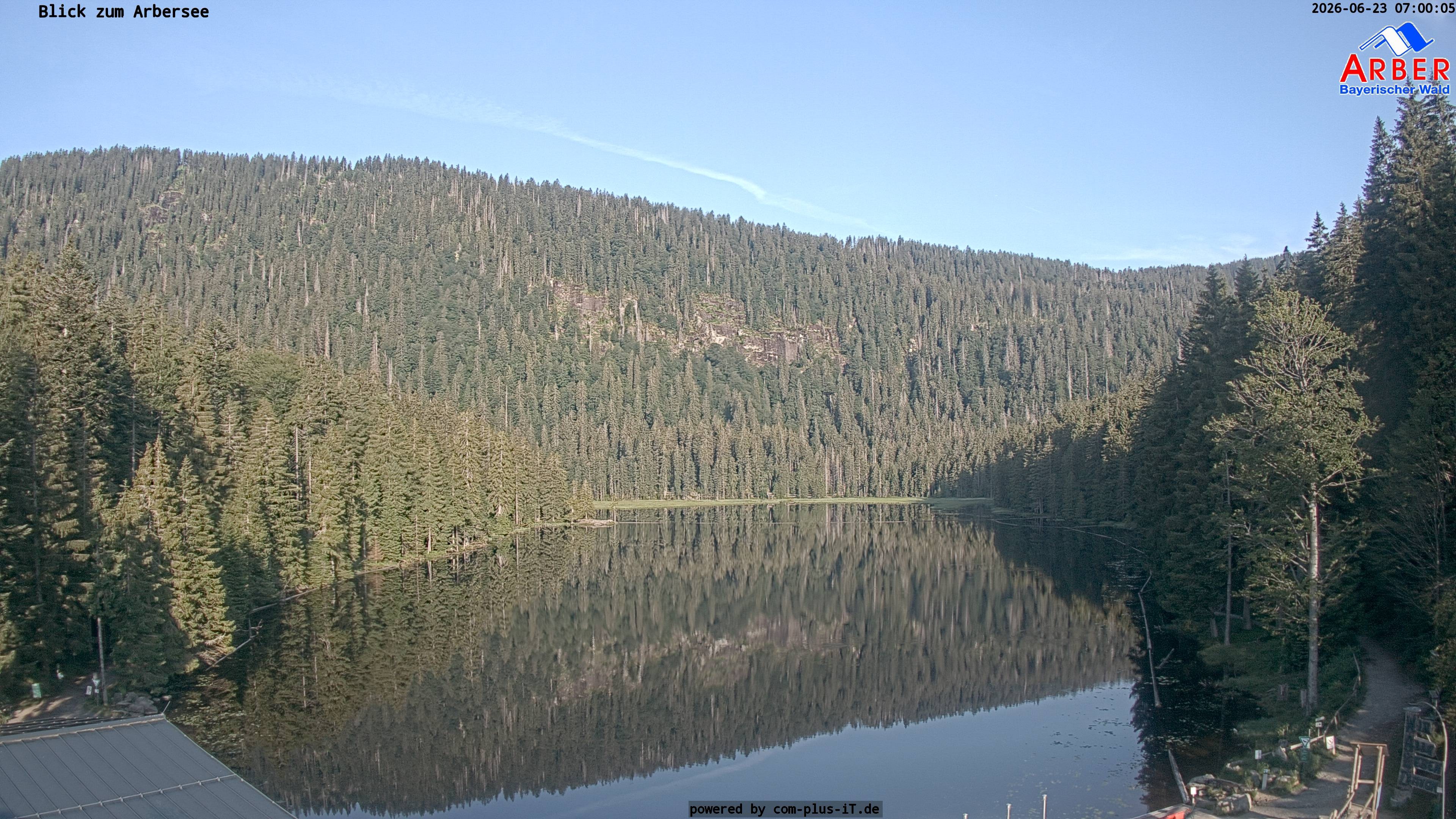 Archiv Foto Webcam Großer Arbersee - Bayerischer Wald