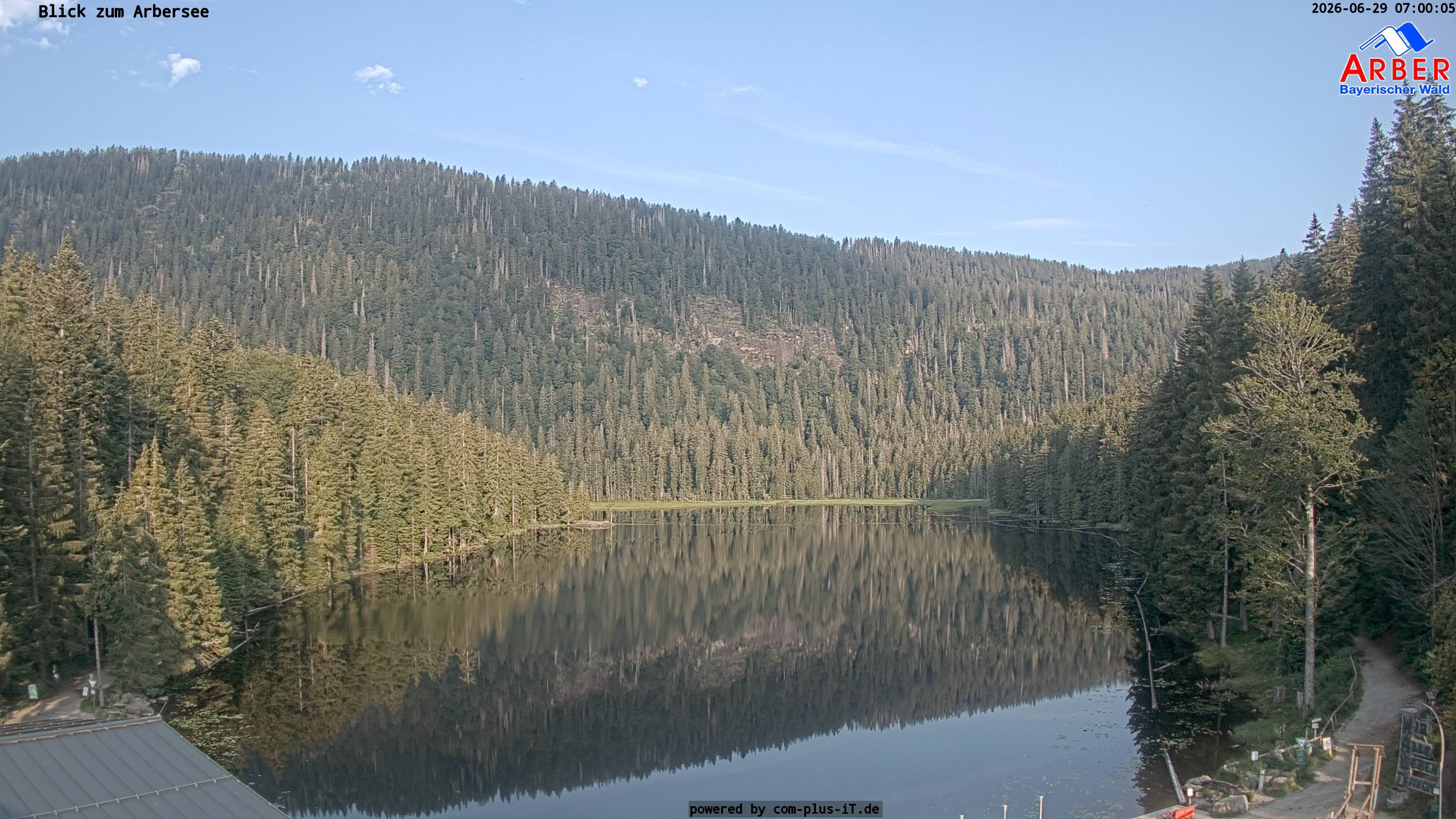 Archiv Foto Webcam Großer Arbersee - Bayerischer Wald