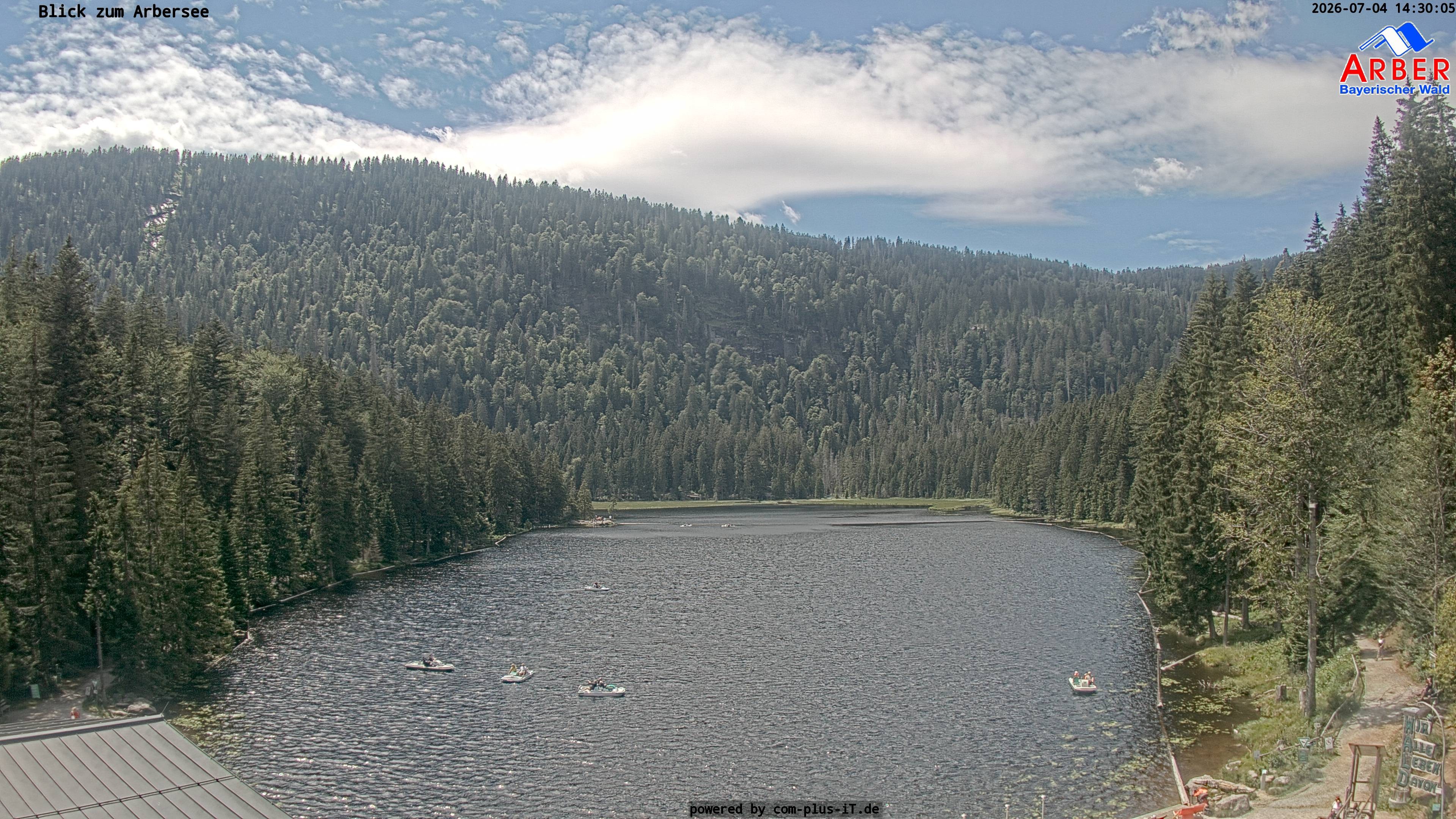 Archiv Foto Webcam Großer Arbersee - Bayerischer Wald