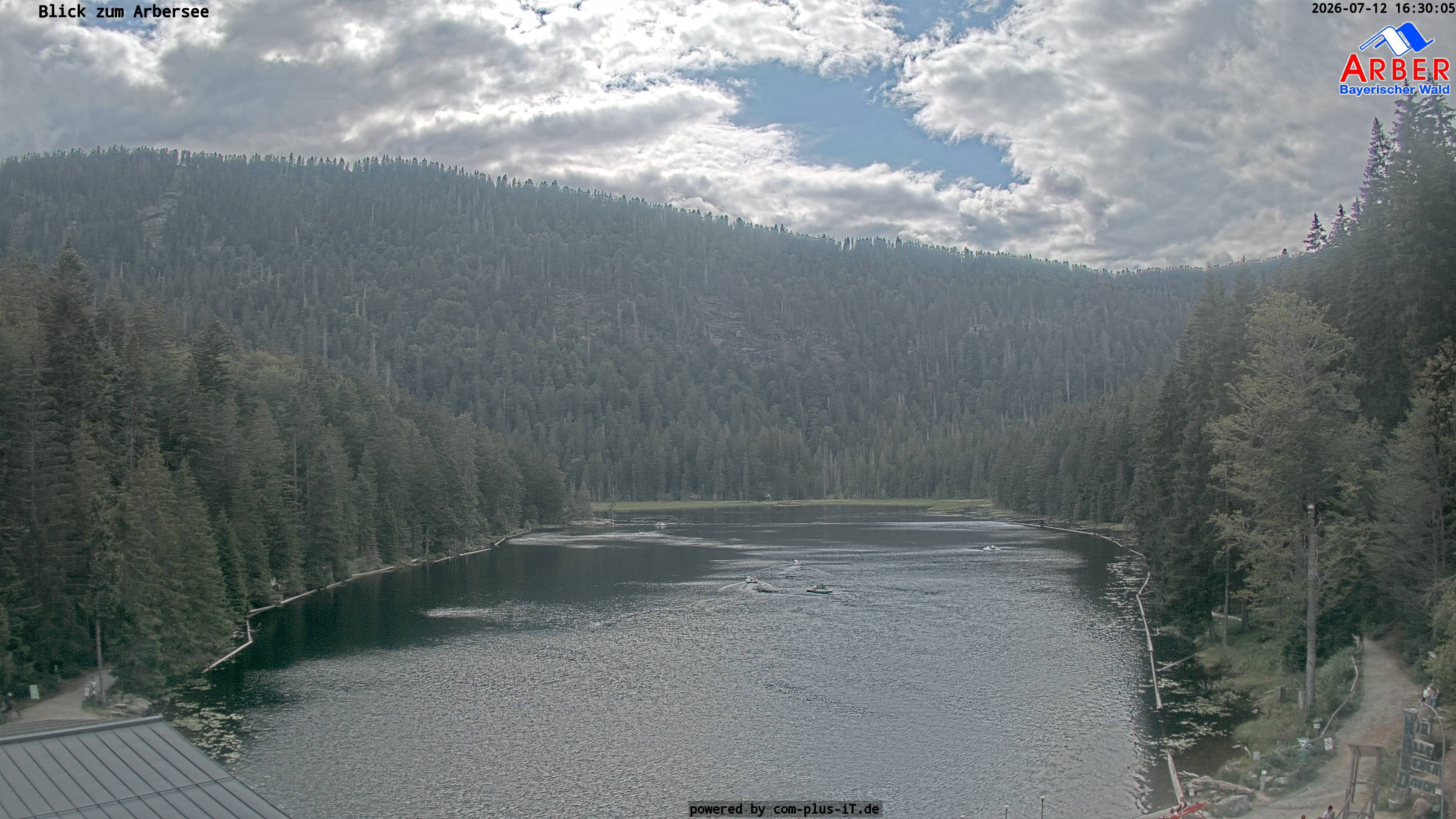 Archived image Webcam Lake "Großer Arbersee" (Bavarian Forest)