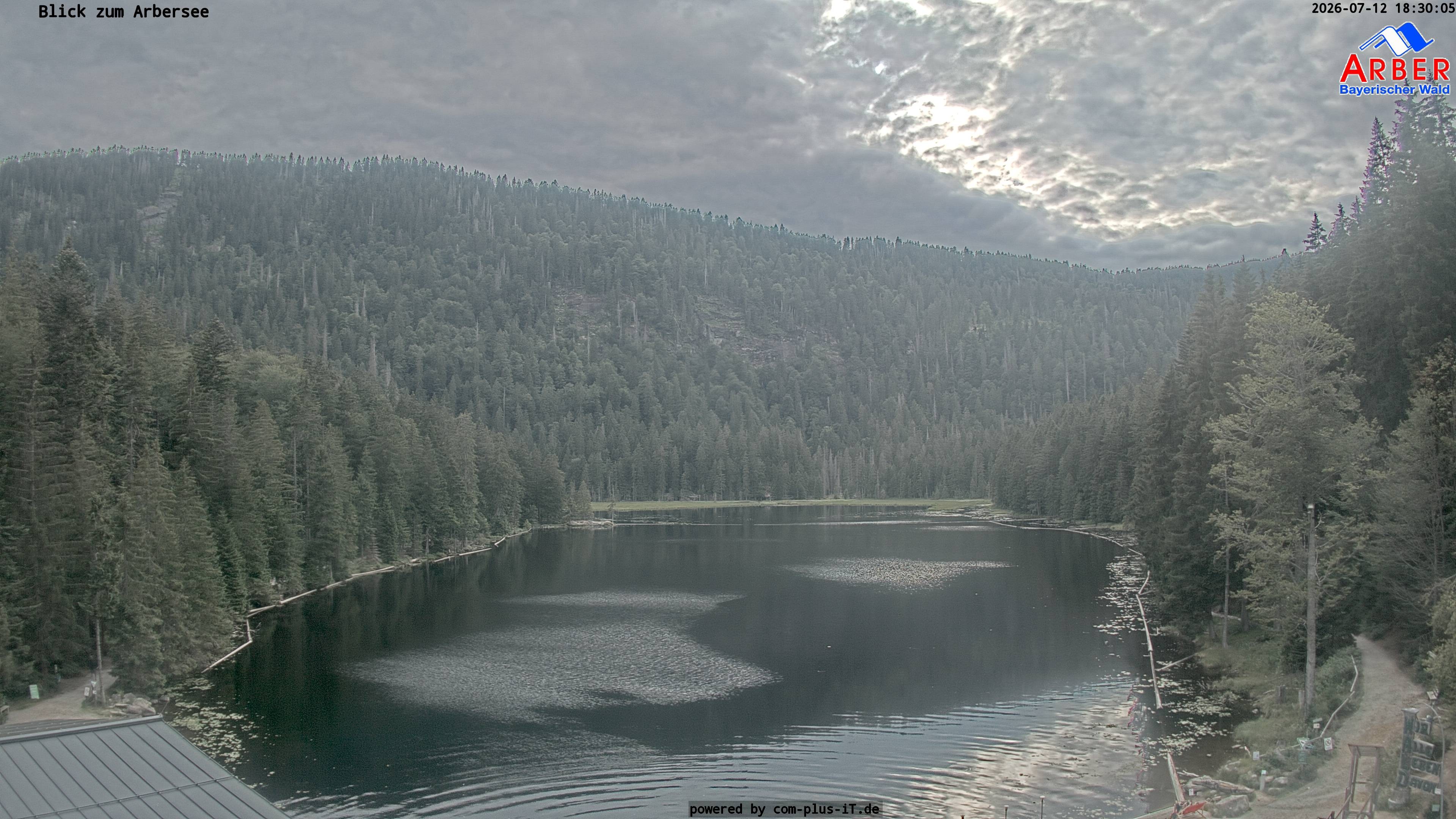 Archived image Webcam Lake "Großer Arbersee" (Bavarian Forest)