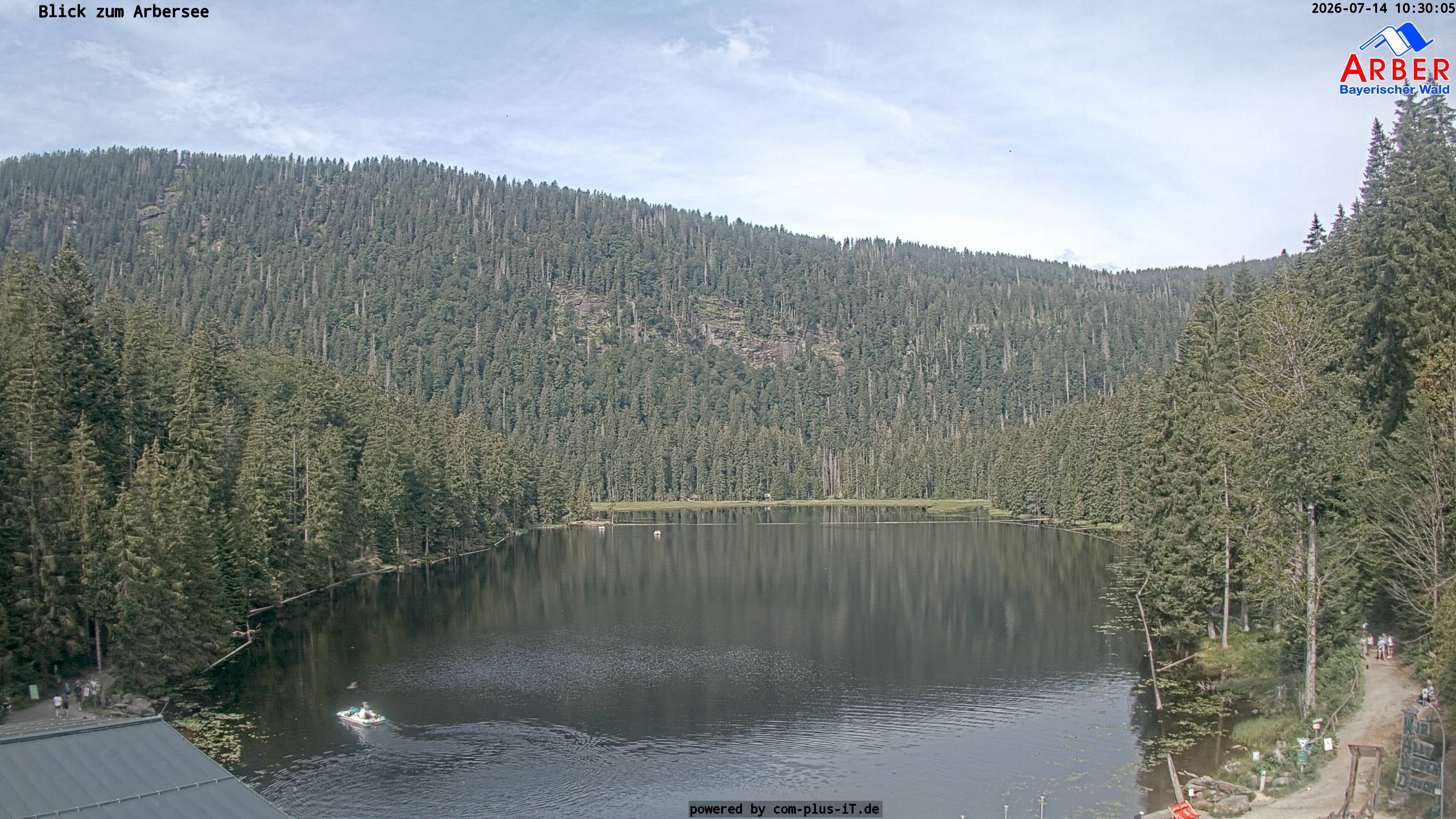 Archiv Foto Webcam Großer Arbersee - Bayerischer Wald