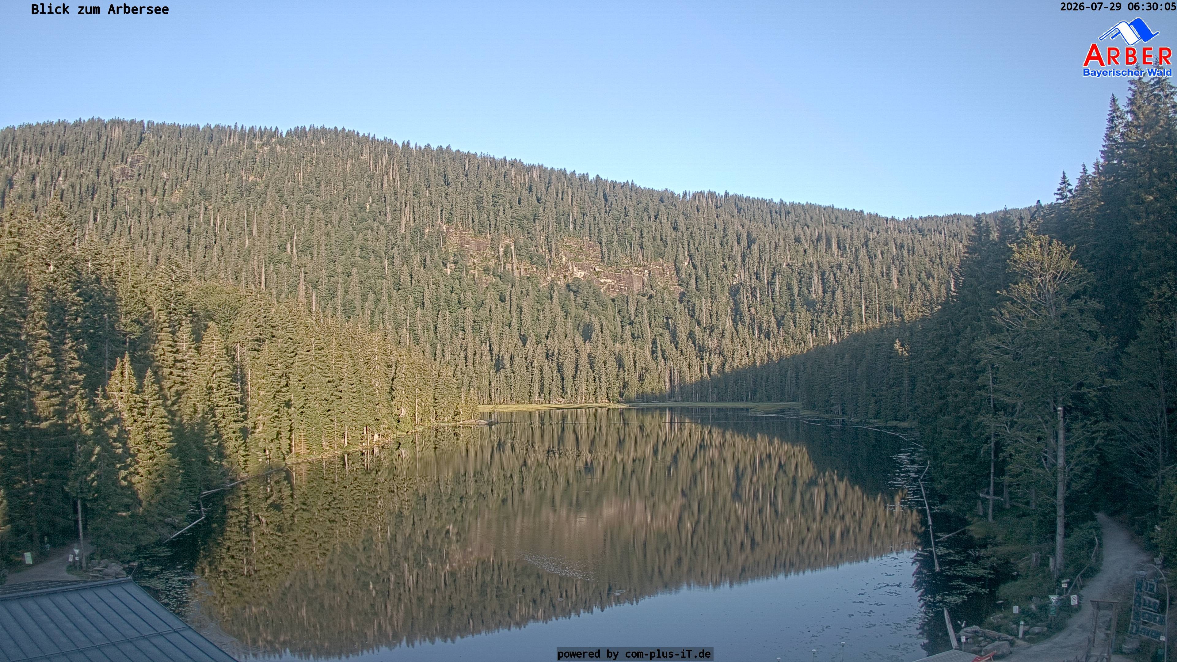 Archiv Foto Webcam Großer Arbersee - Bayerischer Wald