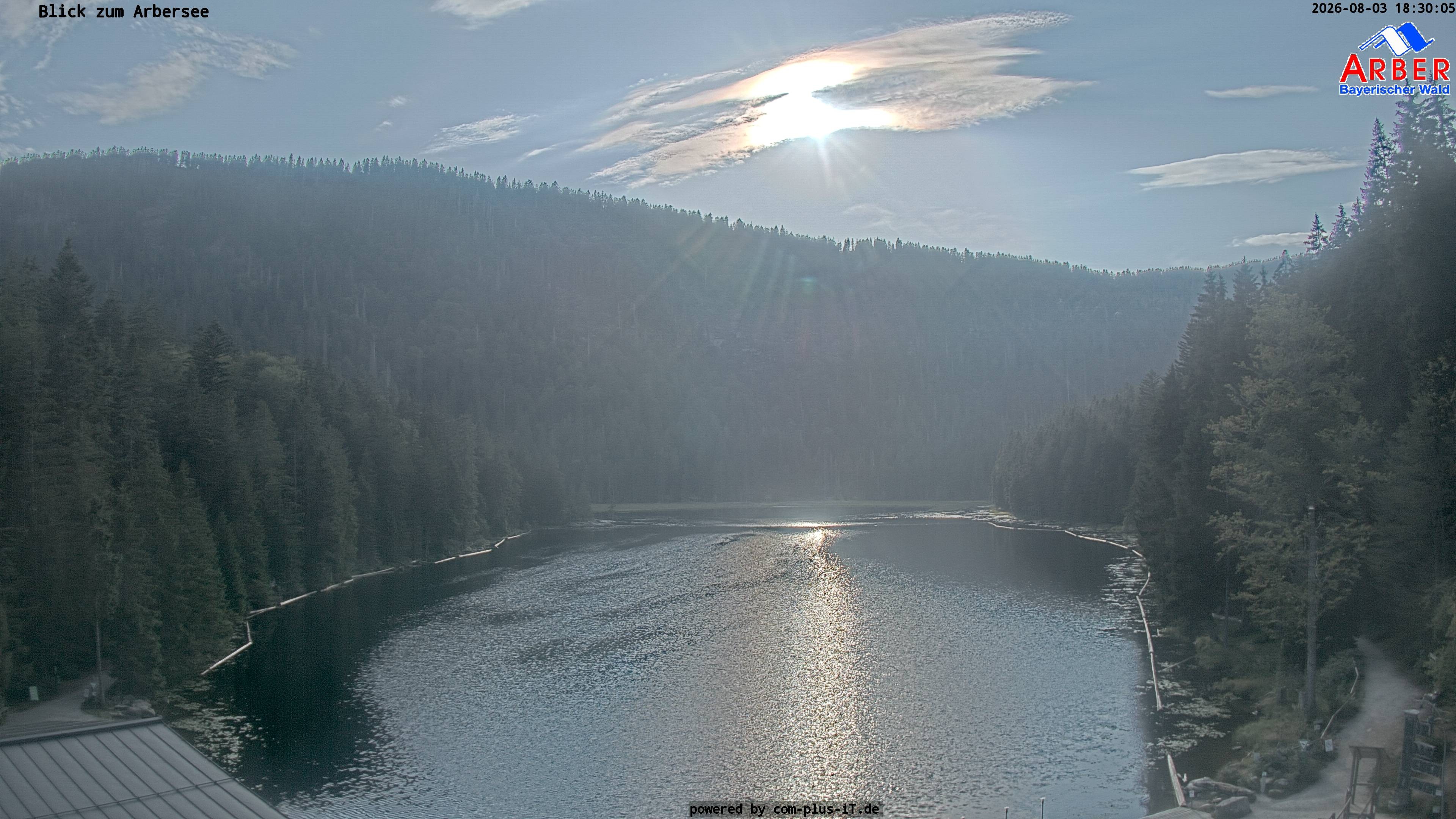Archived image Webcam Lake "Großer Arbersee" (Bavarian Forest)