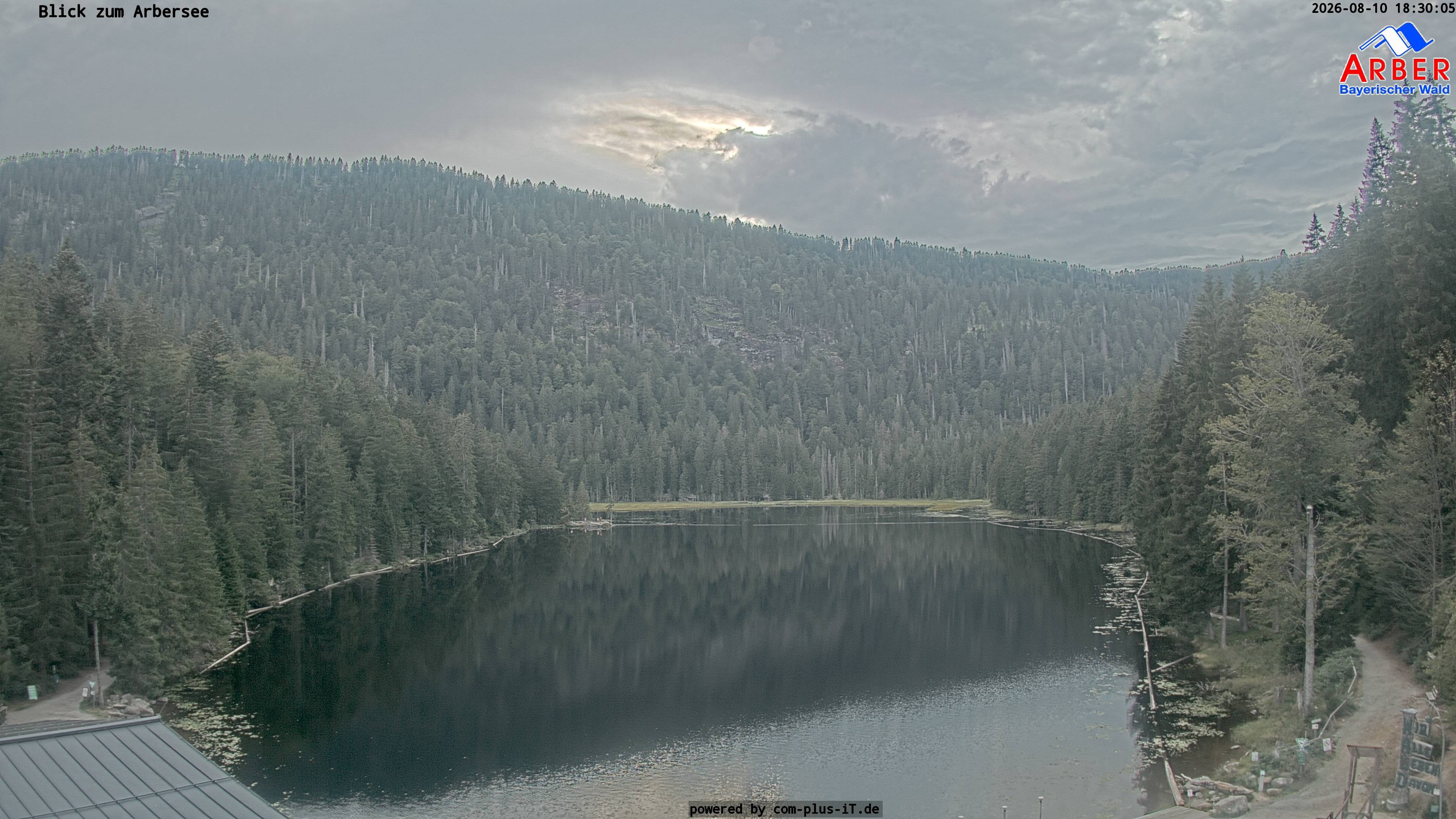 Archived image Webcam Lake "Großer Arbersee" (Bavarian Forest)