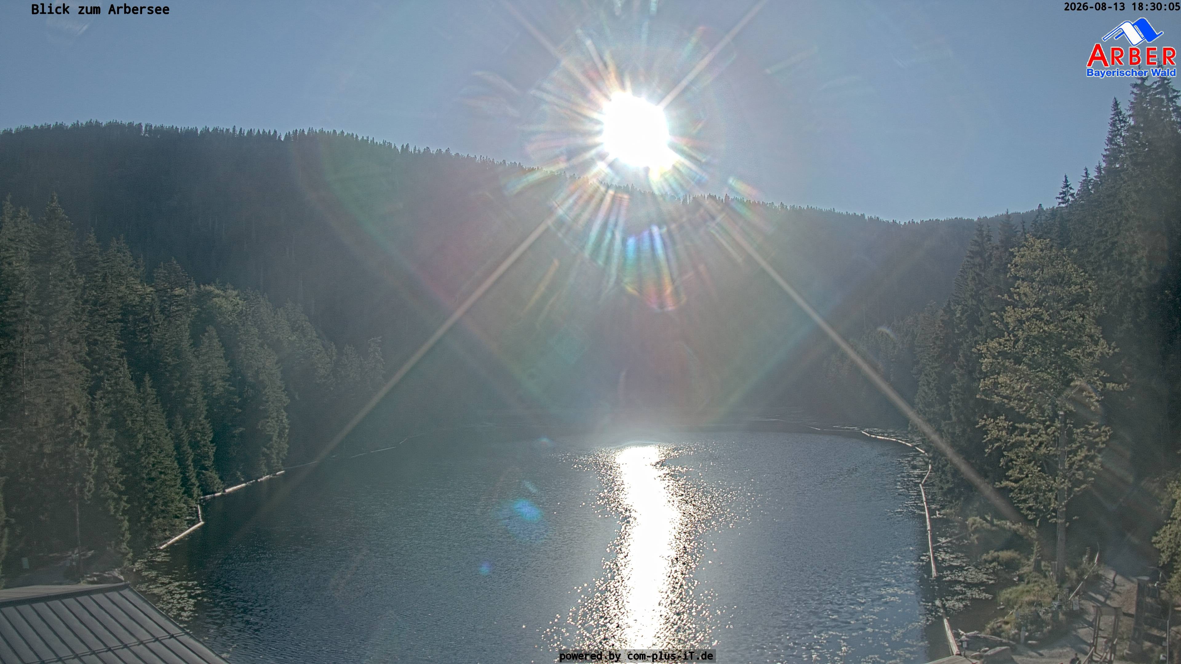 Archived image Webcam Lake "Großer Arbersee" (Bavarian Forest)