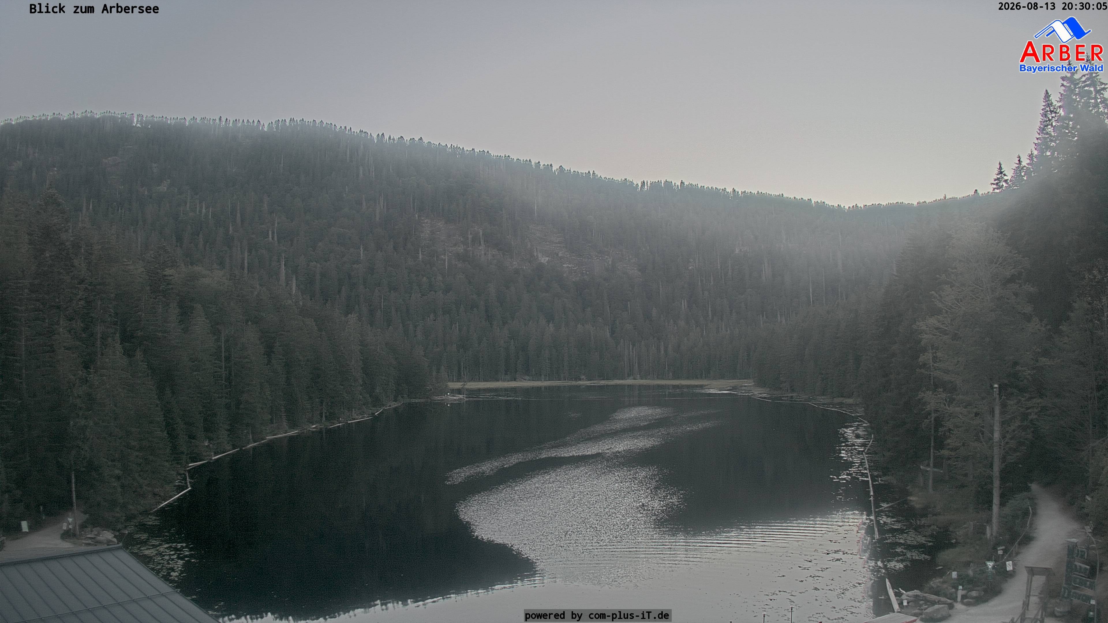 Archived image Webcam Lake "Großer Arbersee" (Bavarian Forest)
