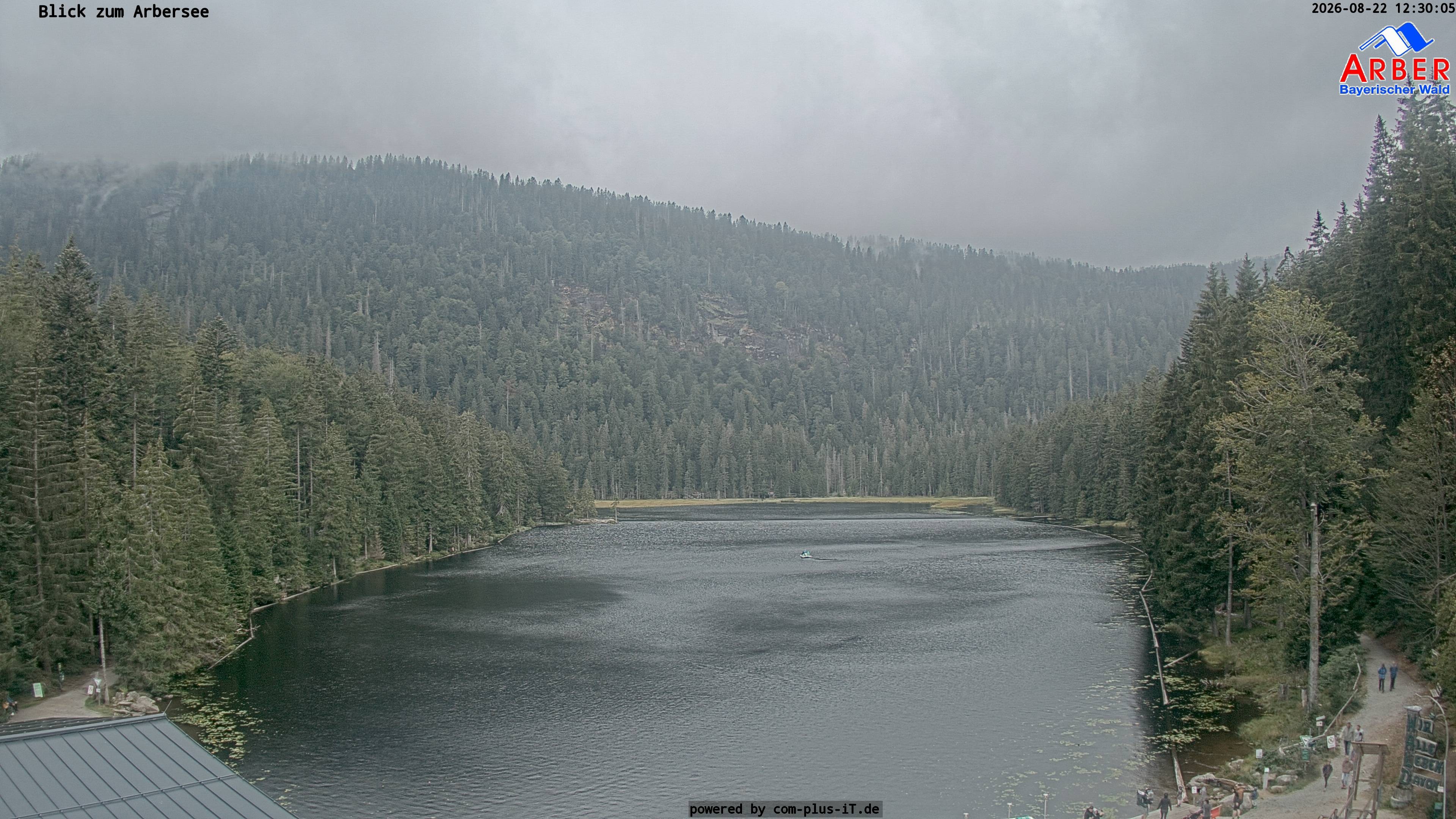 Archived image Webcam Lake "Großer Arbersee" (Bavarian Forest)