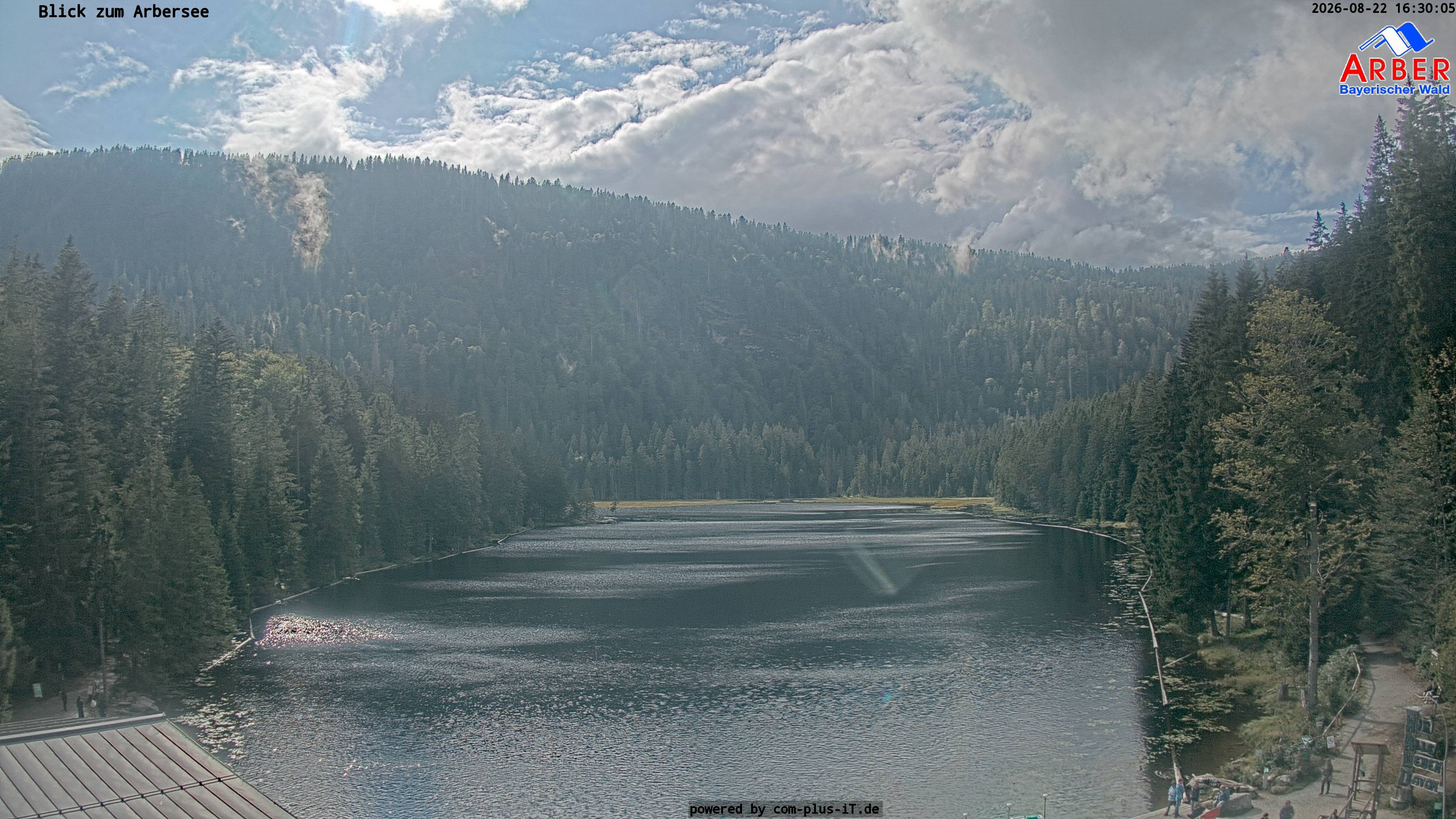 Archived image Webcam Lake "Großer Arbersee" (Bavarian Forest)