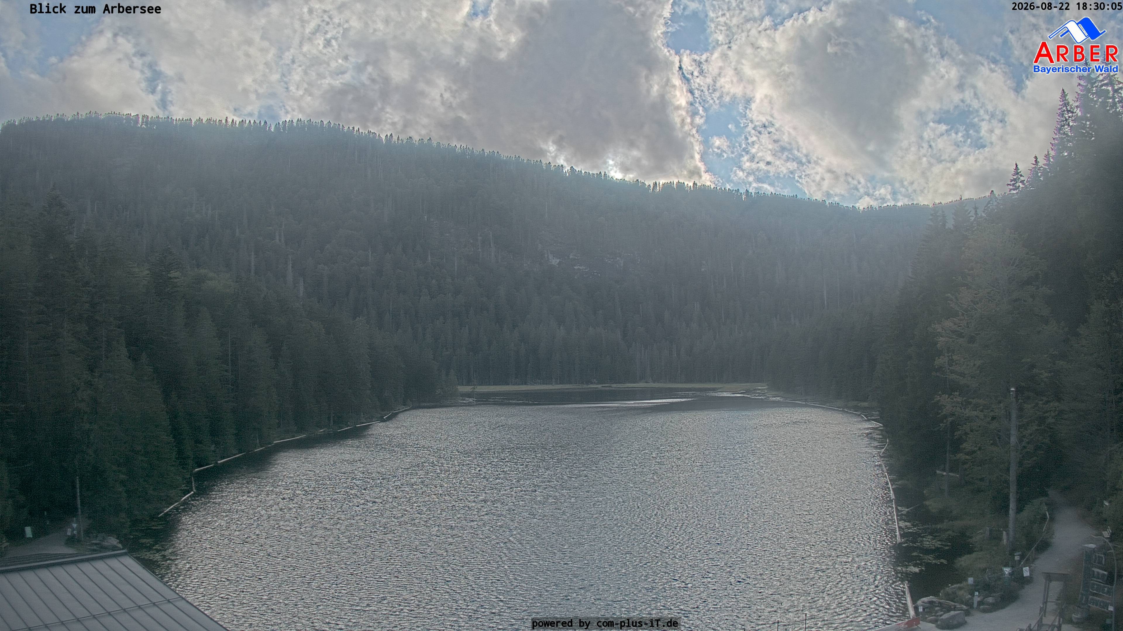 Archived image Webcam Lake "Großer Arbersee" (Bavarian Forest)