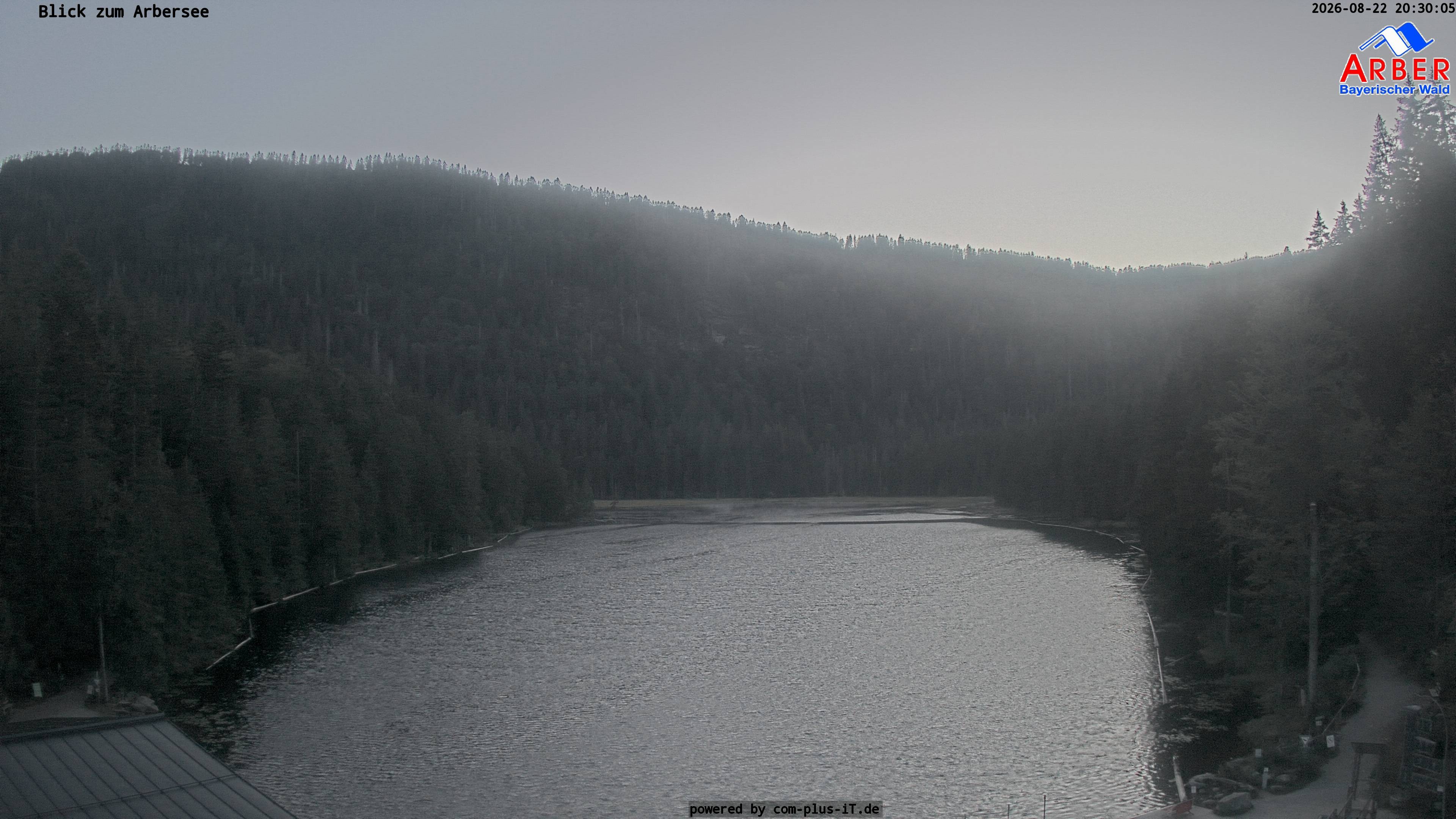 Archived image Webcam Lake "Großer Arbersee" (Bavarian Forest)