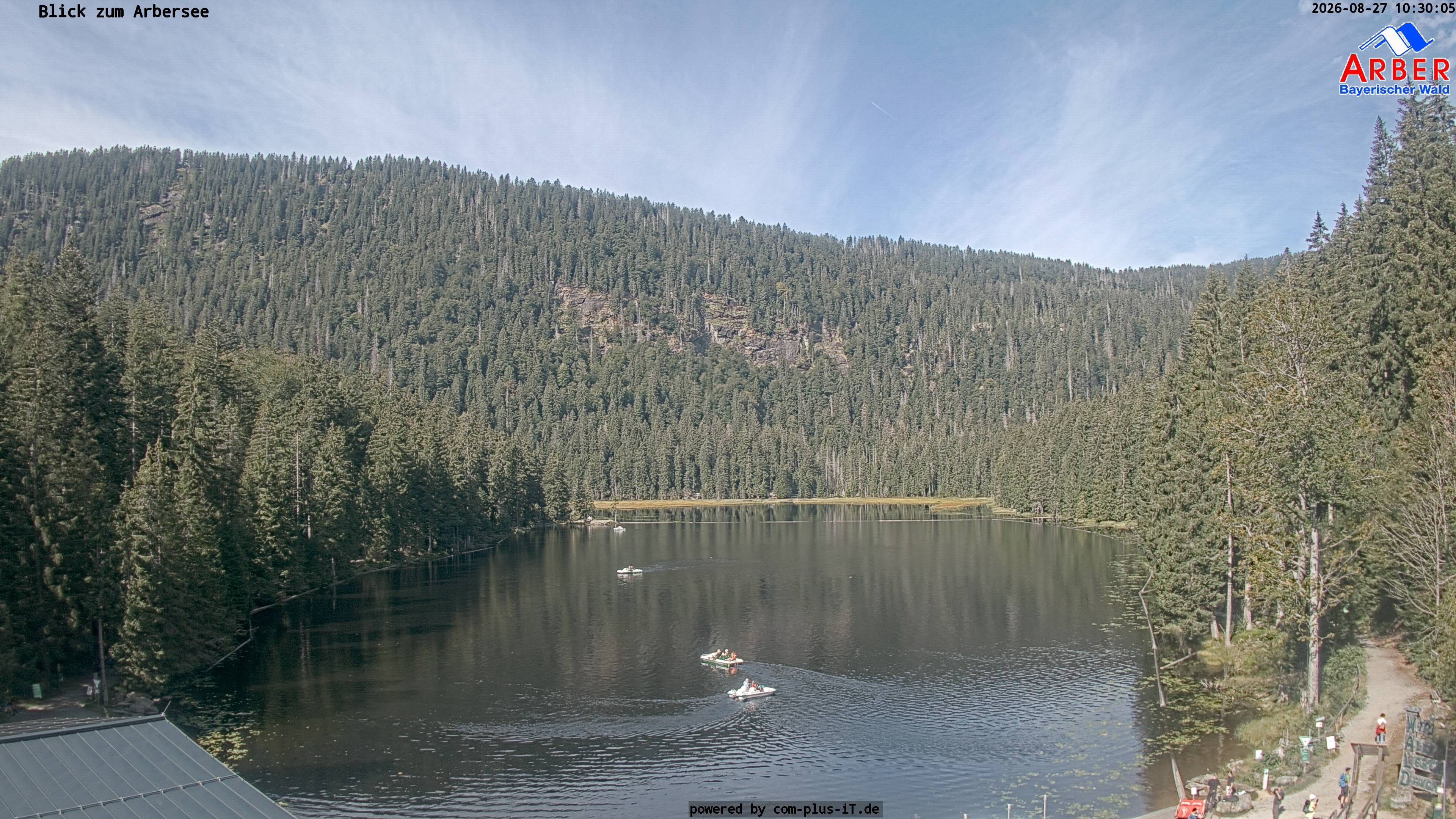 Archiv Foto Webcam Großer Arbersee - Bayerischer Wald