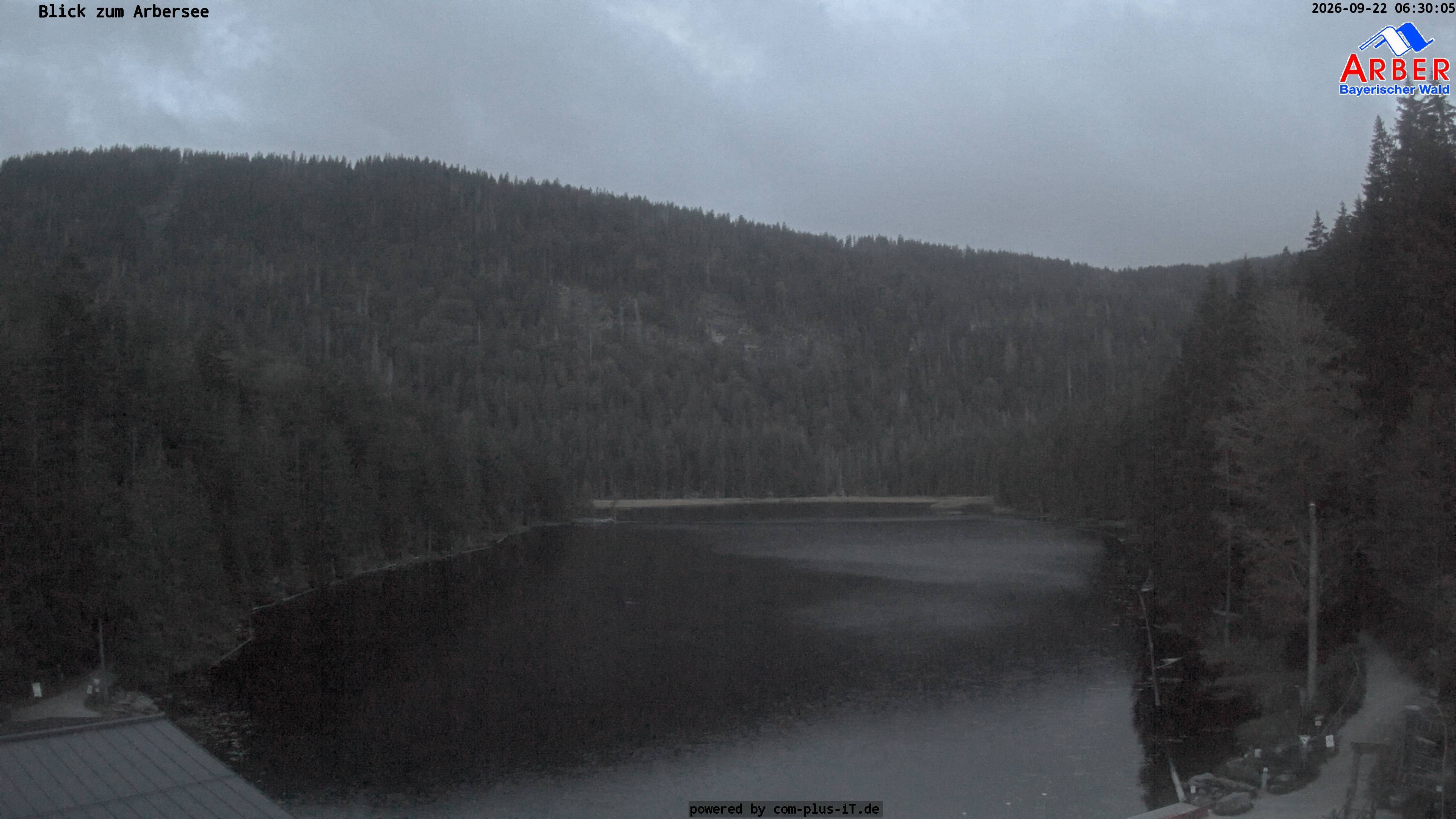 Archived image Webcam Lake "Großer Arbersee" (Bavarian Forest)