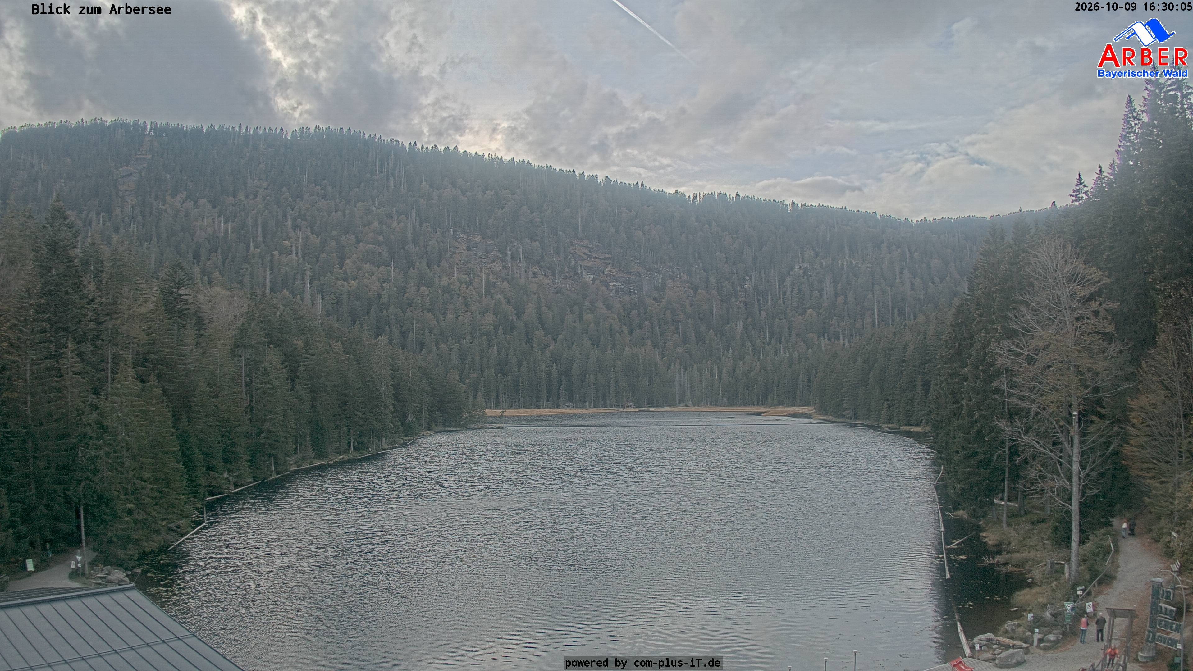 Archived image Webcam Lake "Großer Arbersee" (Bavarian Forest)