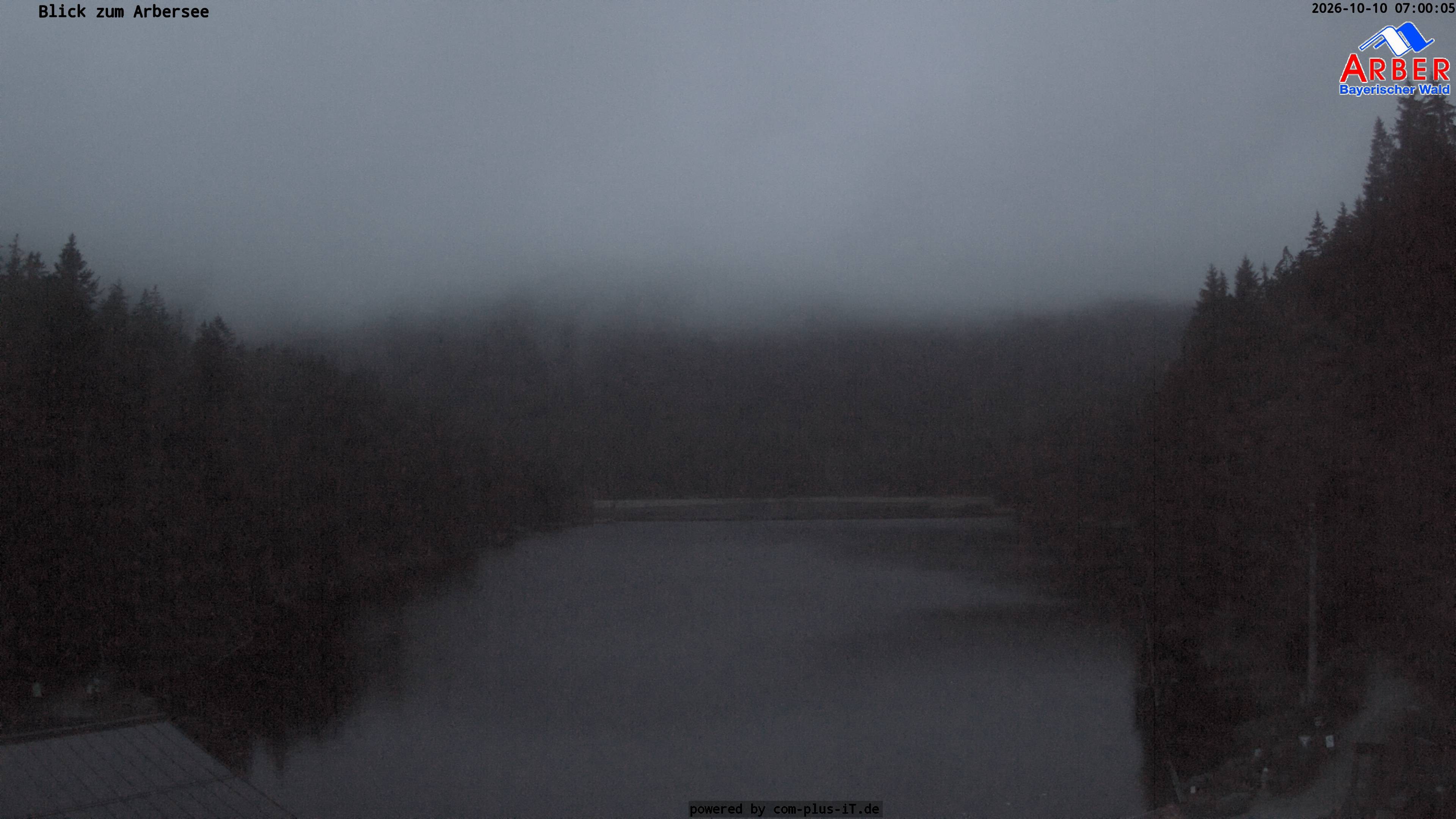 Archived image Webcam Lake "Großer Arbersee" (Bavarian Forest)