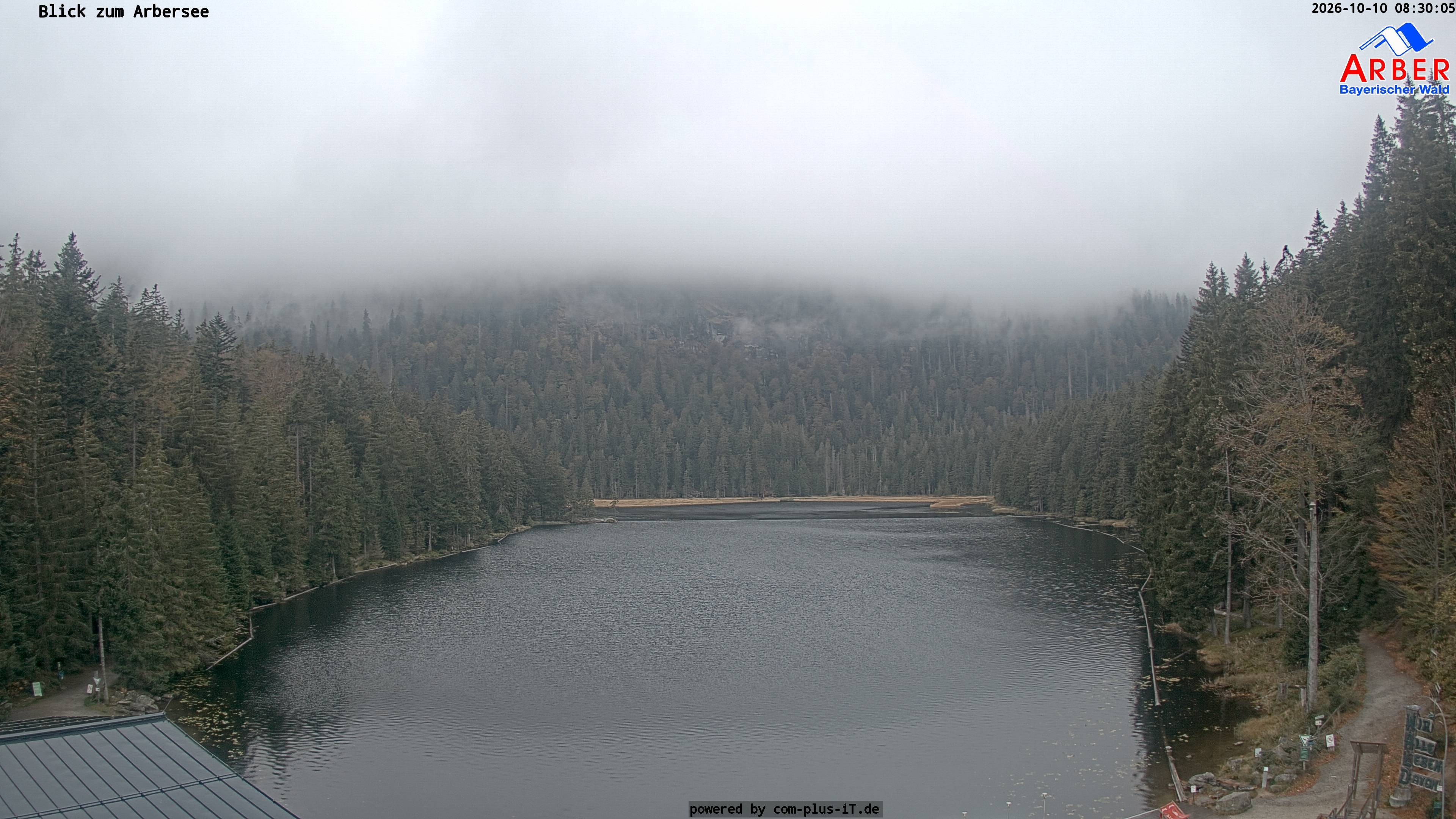 Archived image Webcam Lake "Großer Arbersee" (Bavarian Forest)