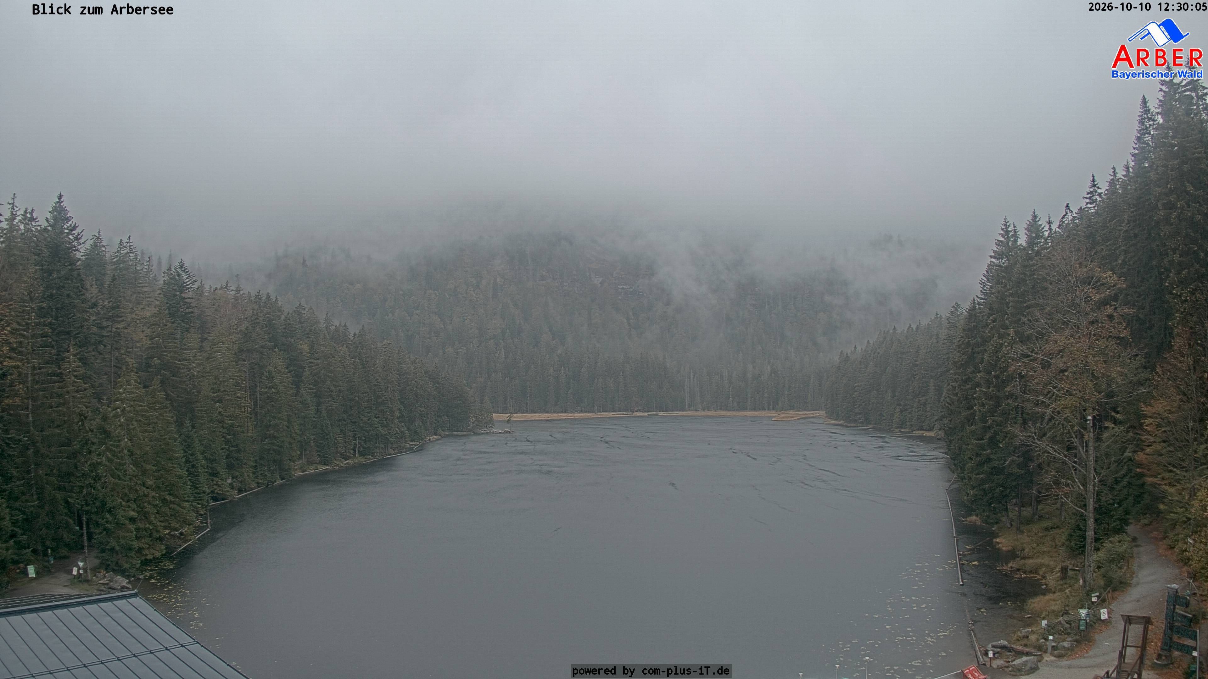 Archived image Webcam Lake "Großer Arbersee" (Bavarian Forest)
