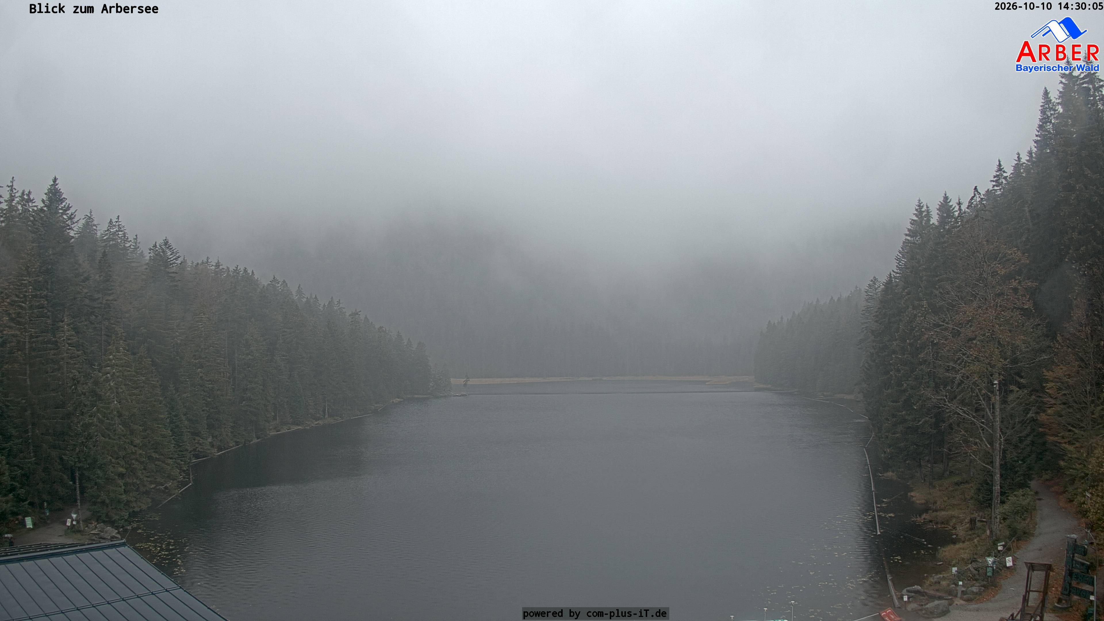 Archived image Webcam Lake "Großer Arbersee" (Bavarian Forest)