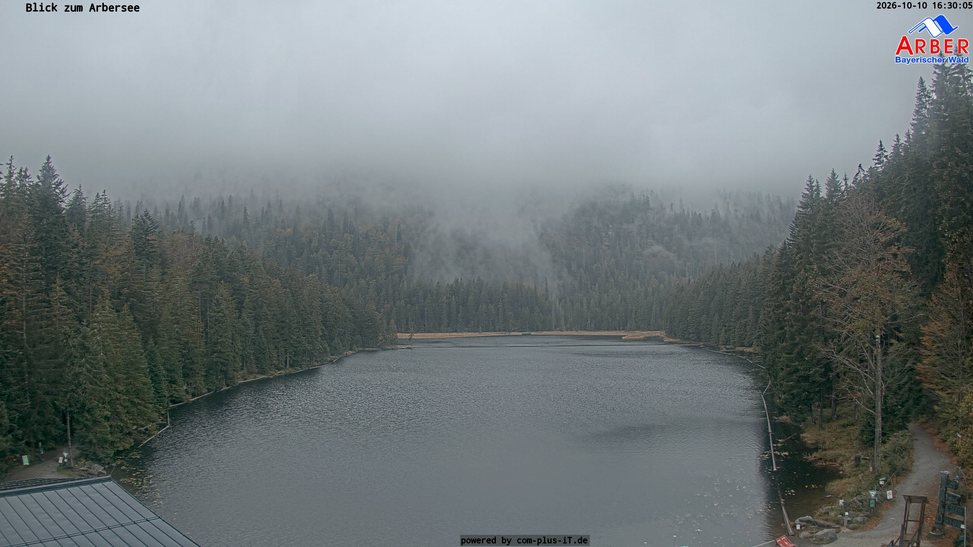 Archived image Webcam Lake "Großer Arbersee" (Bavarian Forest)