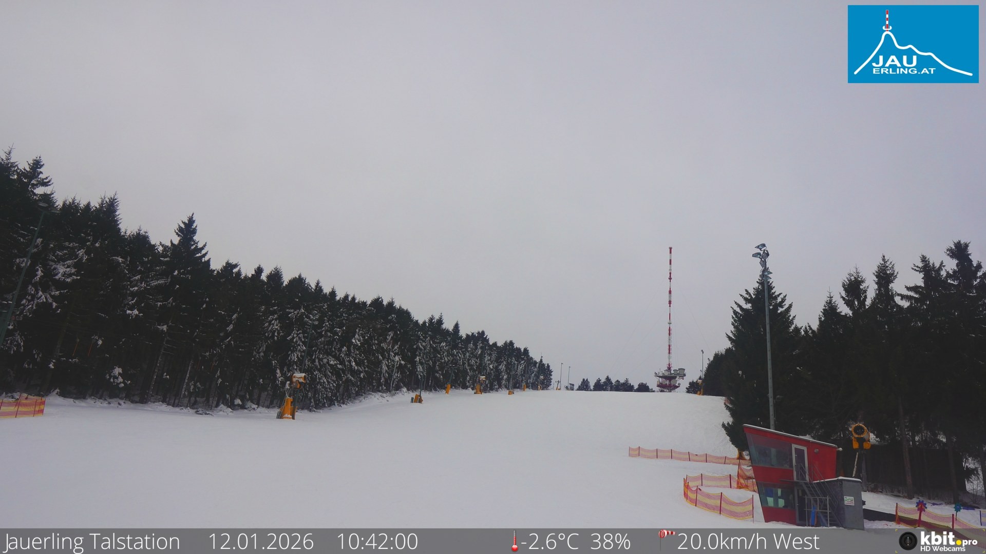 Archiv Foto Webcam Schlepplift Jauerling, Talstation