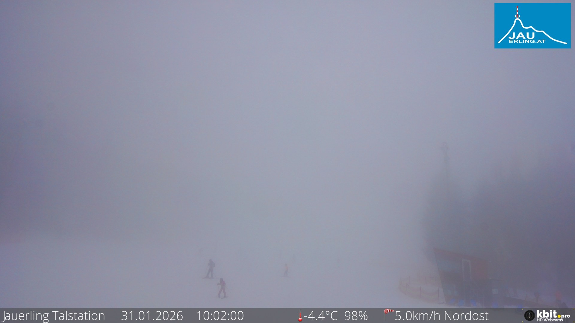 Archived image Webcam Base station of t-bar lift at mount Jauerling