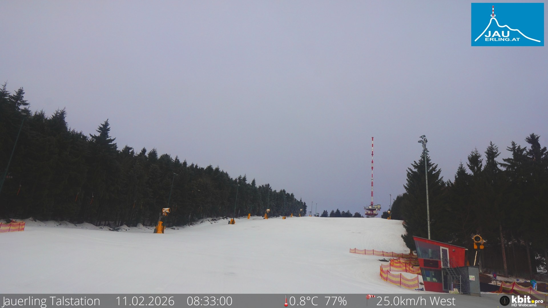 Archiv Foto Webcam Schlepplift Jauerling, Talstation