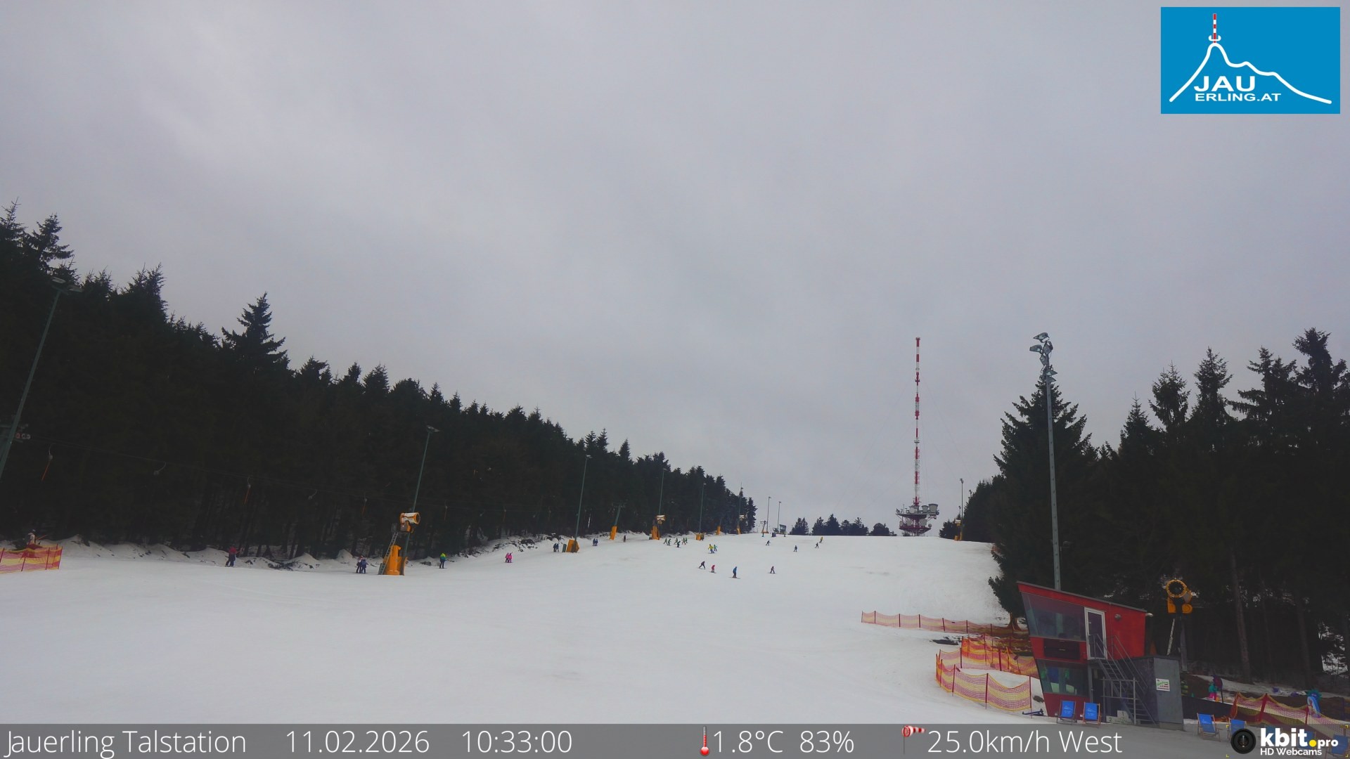 Archiv Foto Webcam Schlepplift Jauerling, Talstation