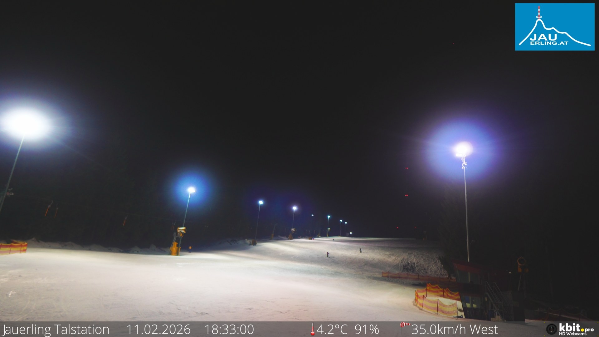 Archiv Foto Webcam Schlepplift Jauerling, Talstation