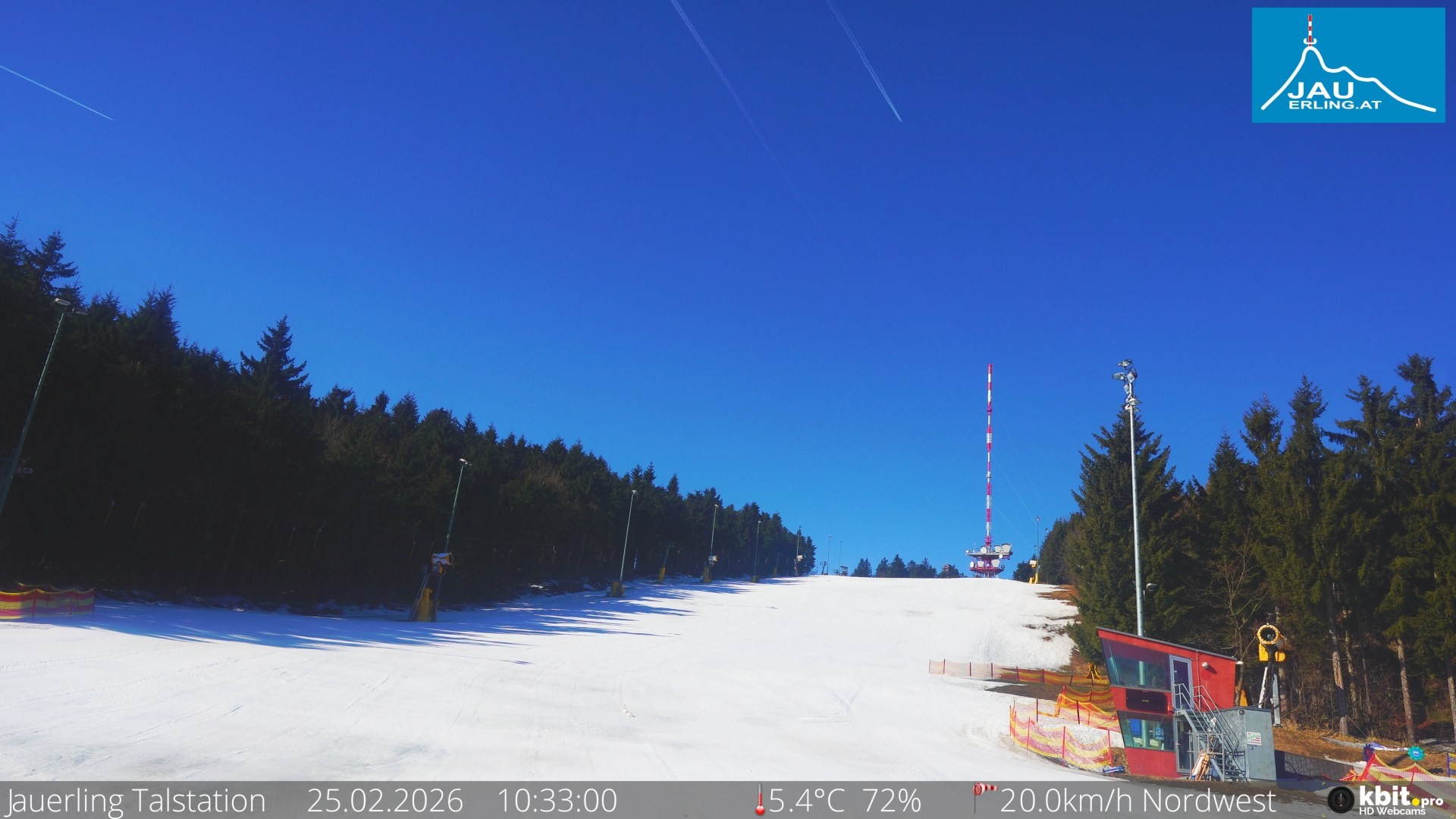 Archiv Foto Webcam Schlepplift Jauerling, Talstation