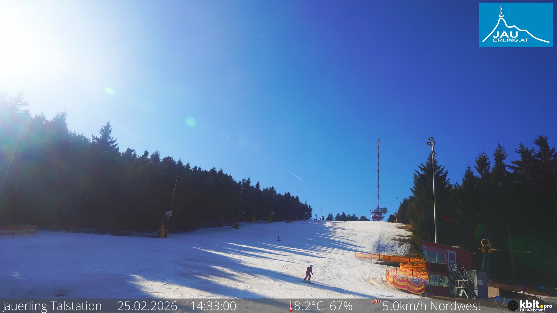 Archiv Foto Webcam Schlepplift Jauerling, Talstation