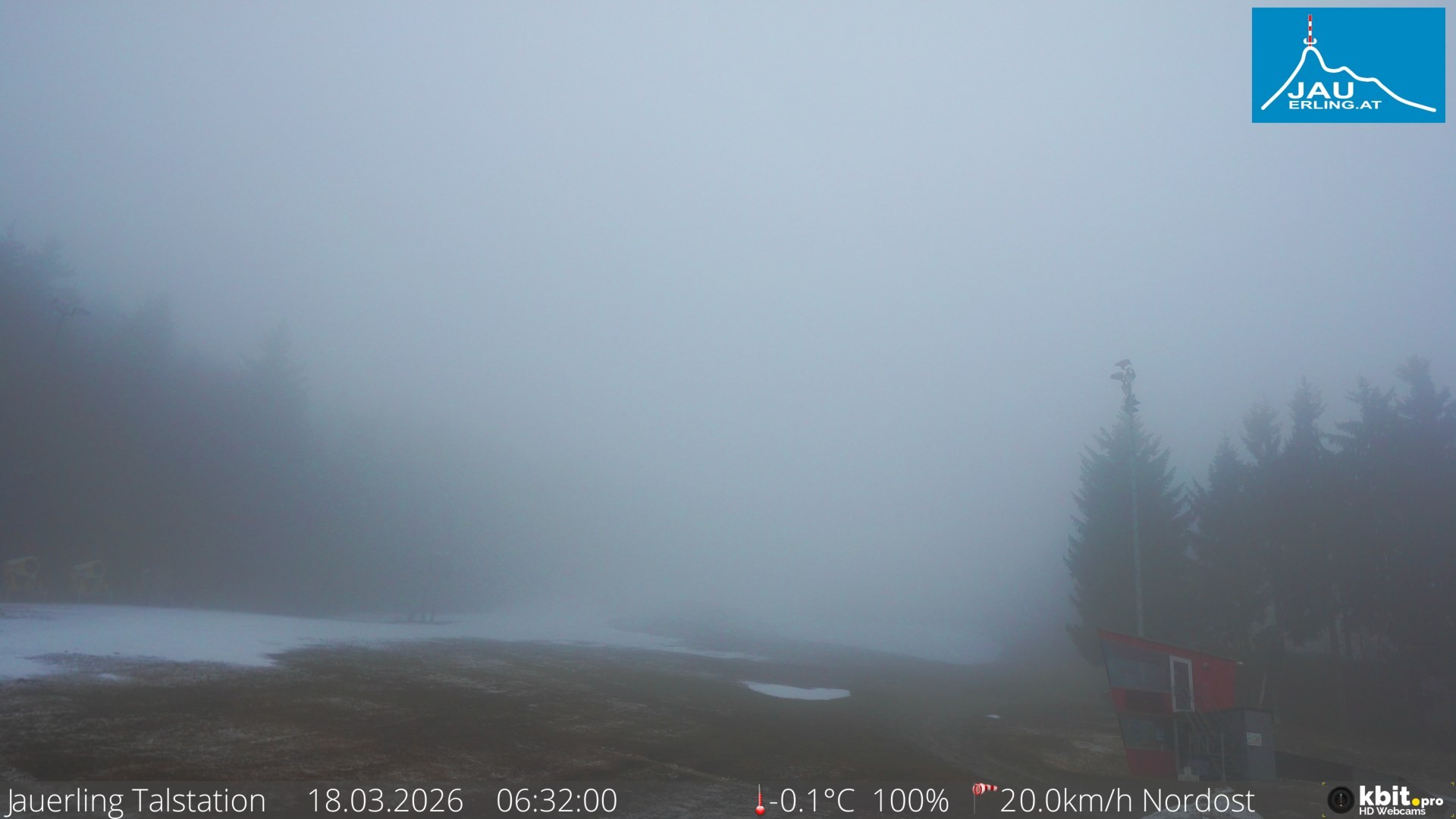 Archiv Foto Webcam Schlepplift Jauerling, Talstation