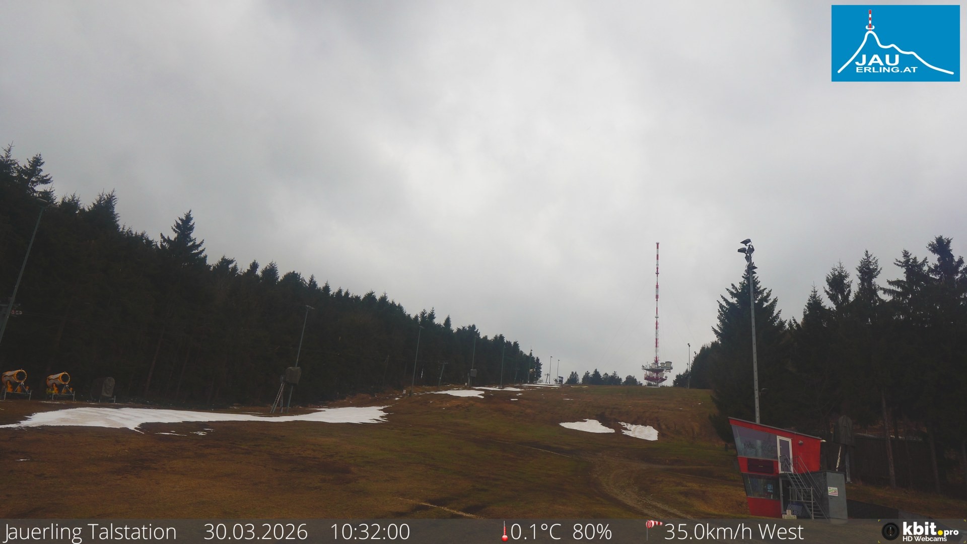 Archiv Foto Webcam Schlepplift Jauerling, Talstation