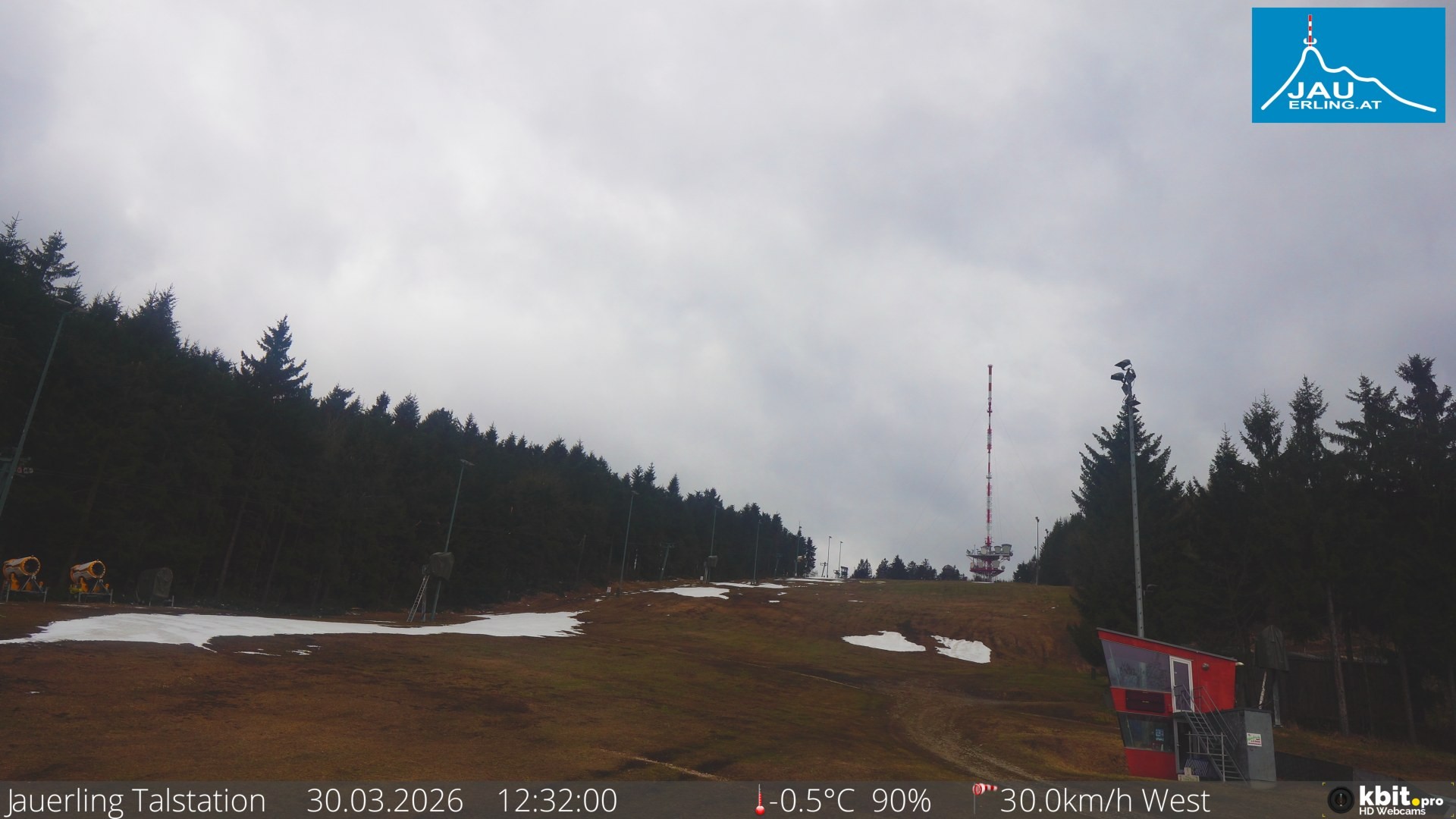 Archiv Foto Webcam Schlepplift Jauerling, Talstation