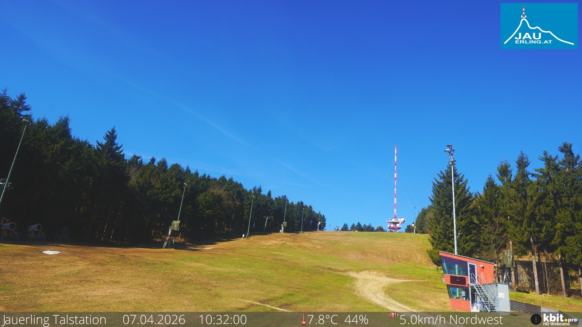 Archiv Foto Webcam Schlepplift Jauerling, Talstation