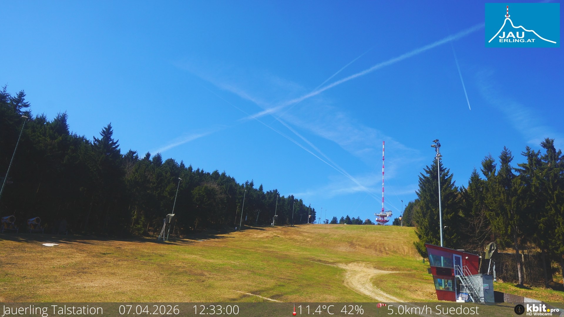 Archiv Foto Webcam Schlepplift Jauerling, Talstation