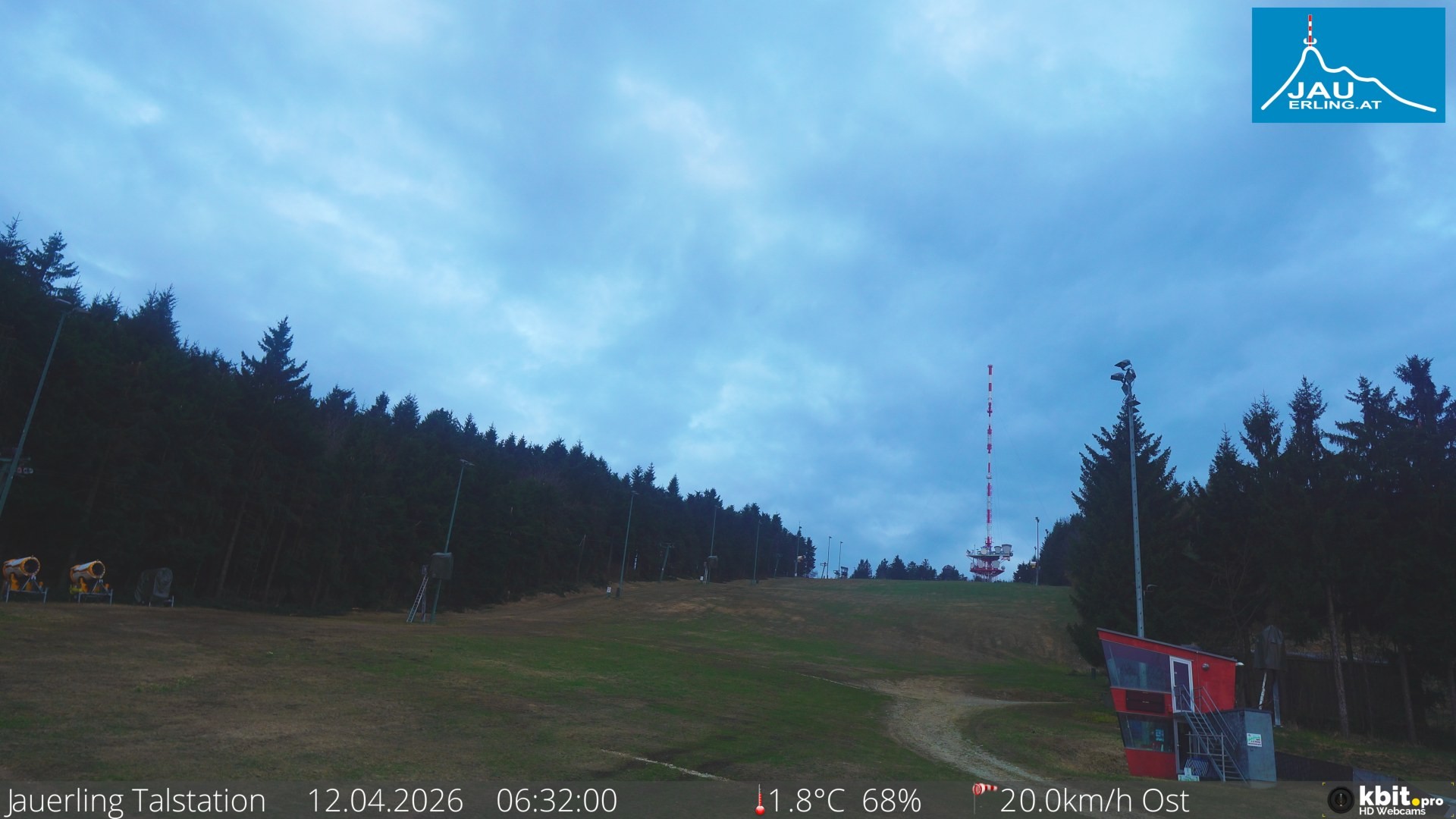 Archiv Foto Webcam Schlepplift Jauerling, Talstation