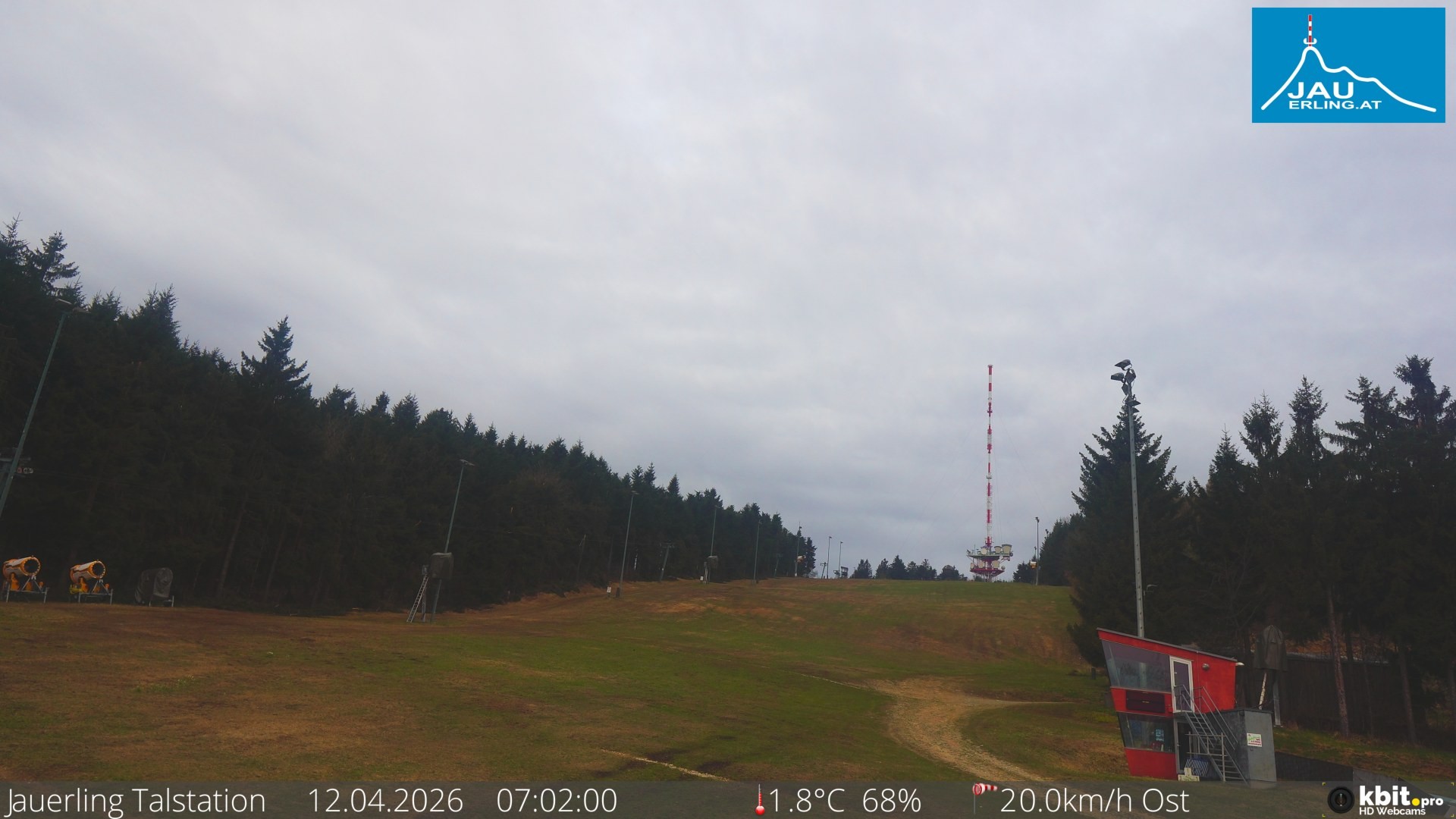 Archiv Foto Webcam Schlepplift Jauerling, Talstation