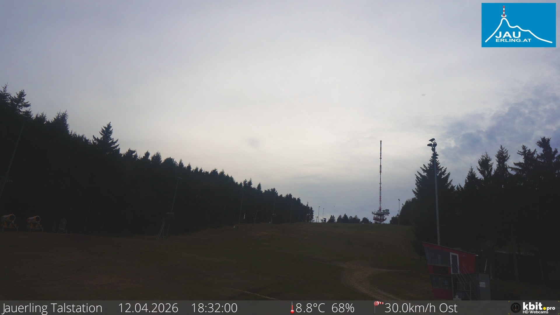 Archiv Foto Webcam Schlepplift Jauerling, Talstation