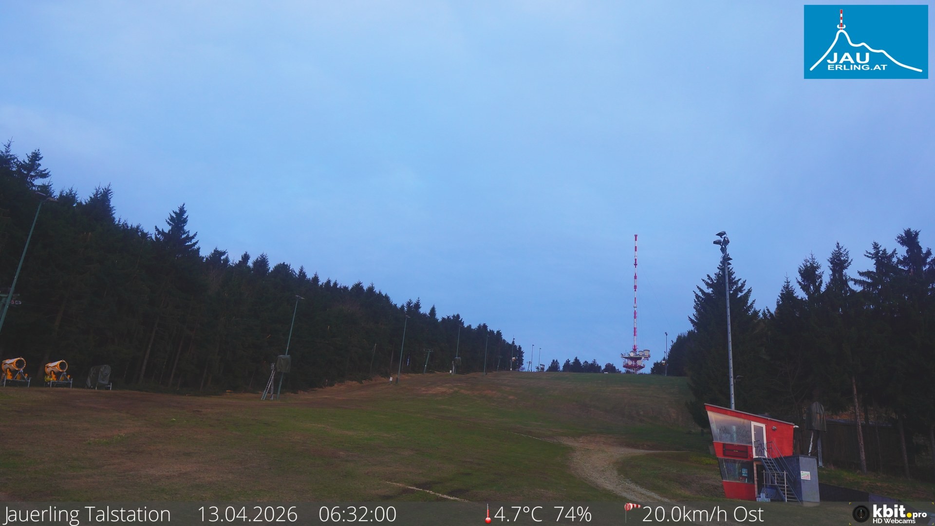 Archiv Foto Webcam Schlepplift Jauerling, Talstation