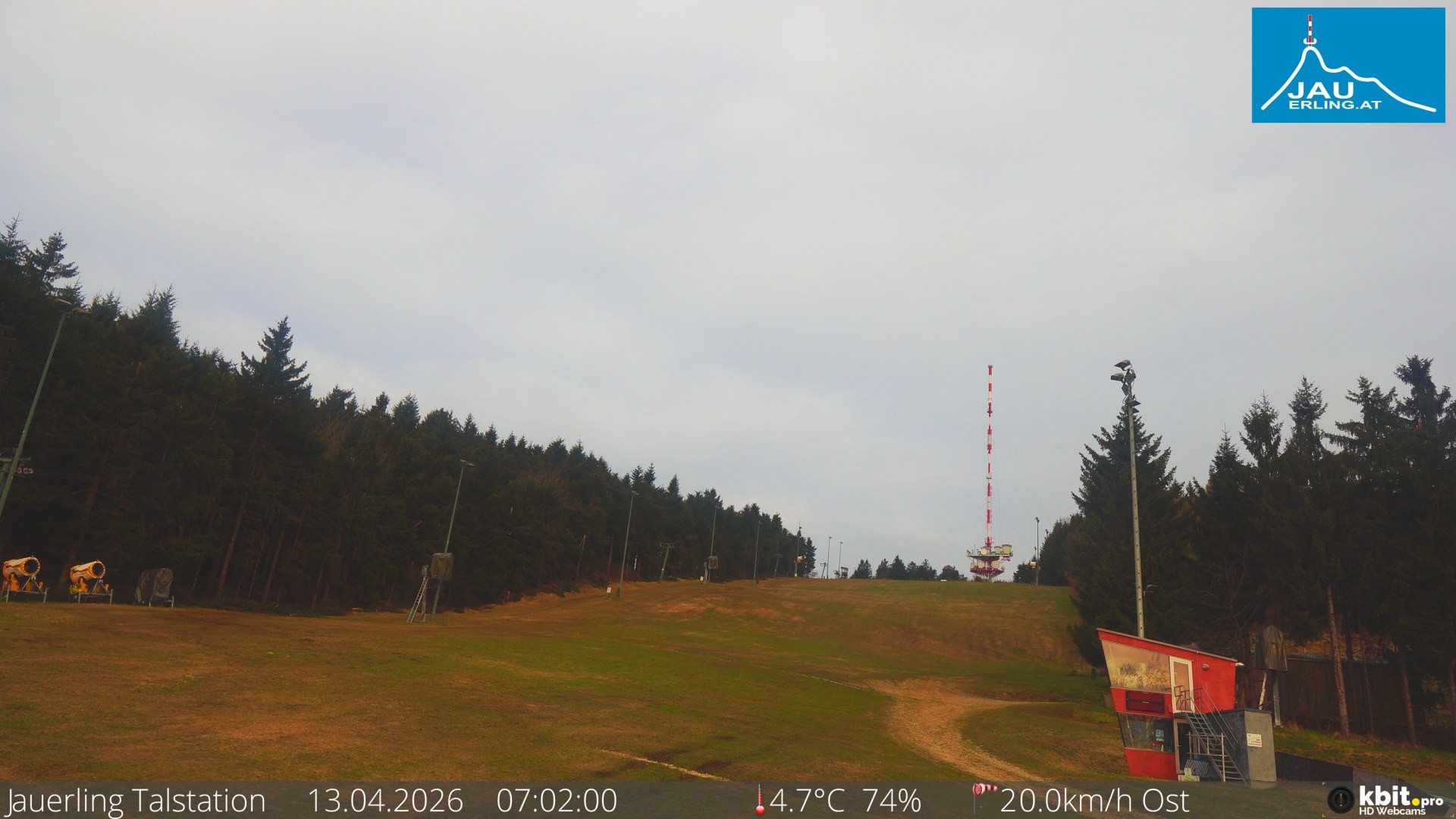 Archiv Foto Webcam Schlepplift Jauerling, Talstation