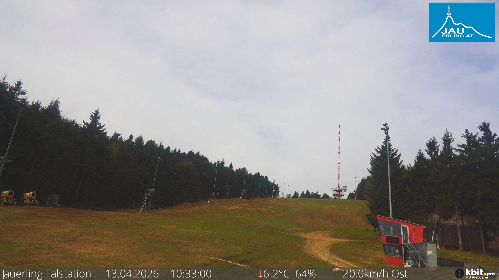 Archiv Foto Webcam Schlepplift Jauerling, Talstation