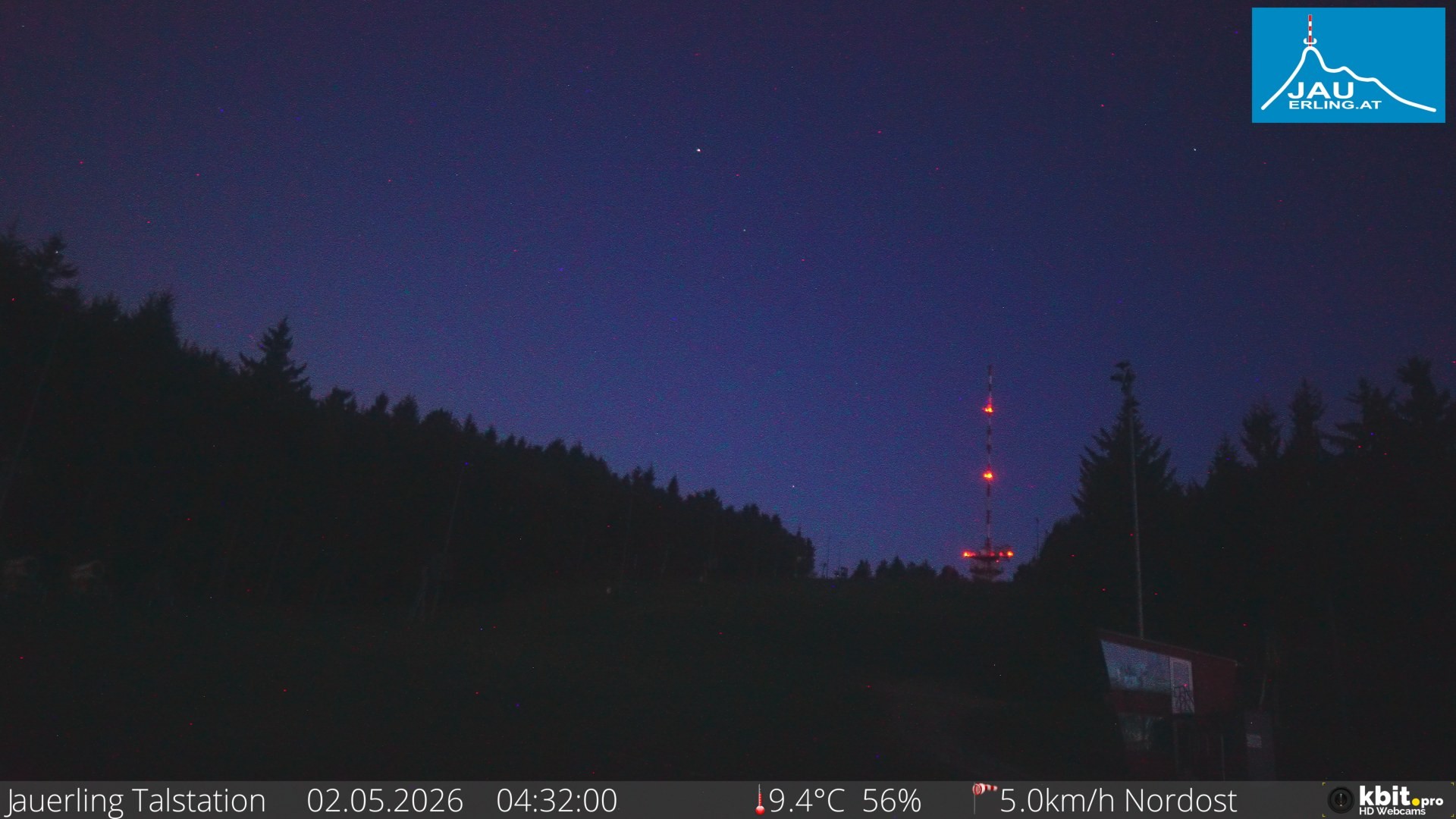 Archived image Webcam Base station of t-bar lift at mount Jauerling