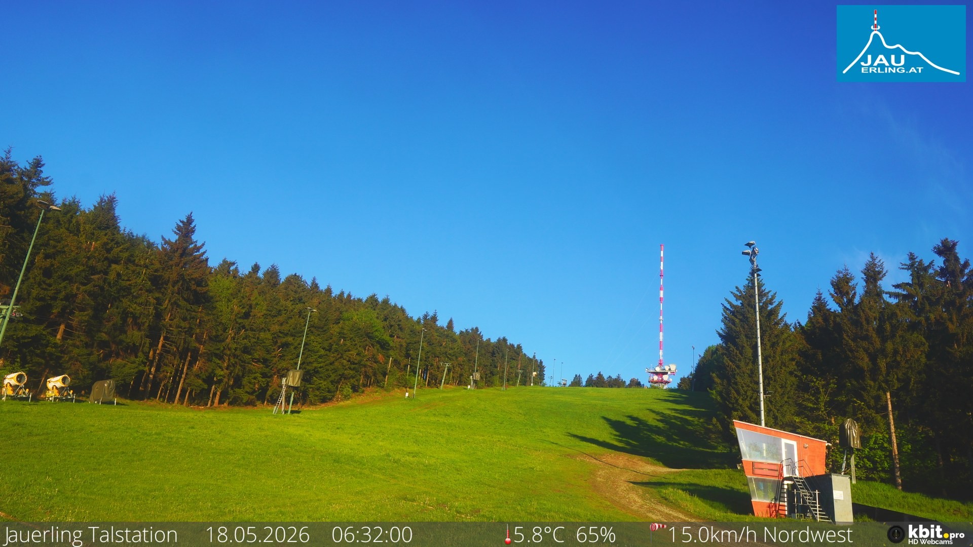 Archiv Foto Webcam Schlepplift Jauerling, Talstation