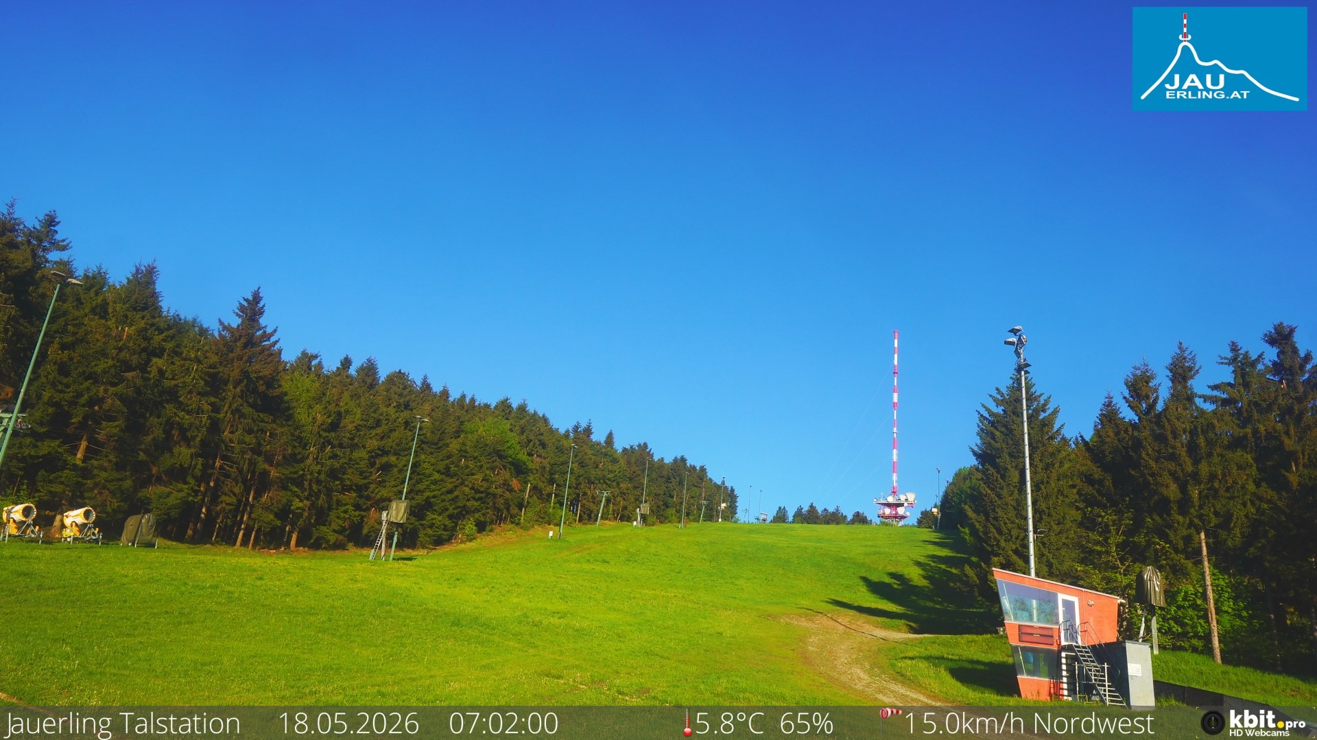 Archiv Foto Webcam Schlepplift Jauerling, Talstation
