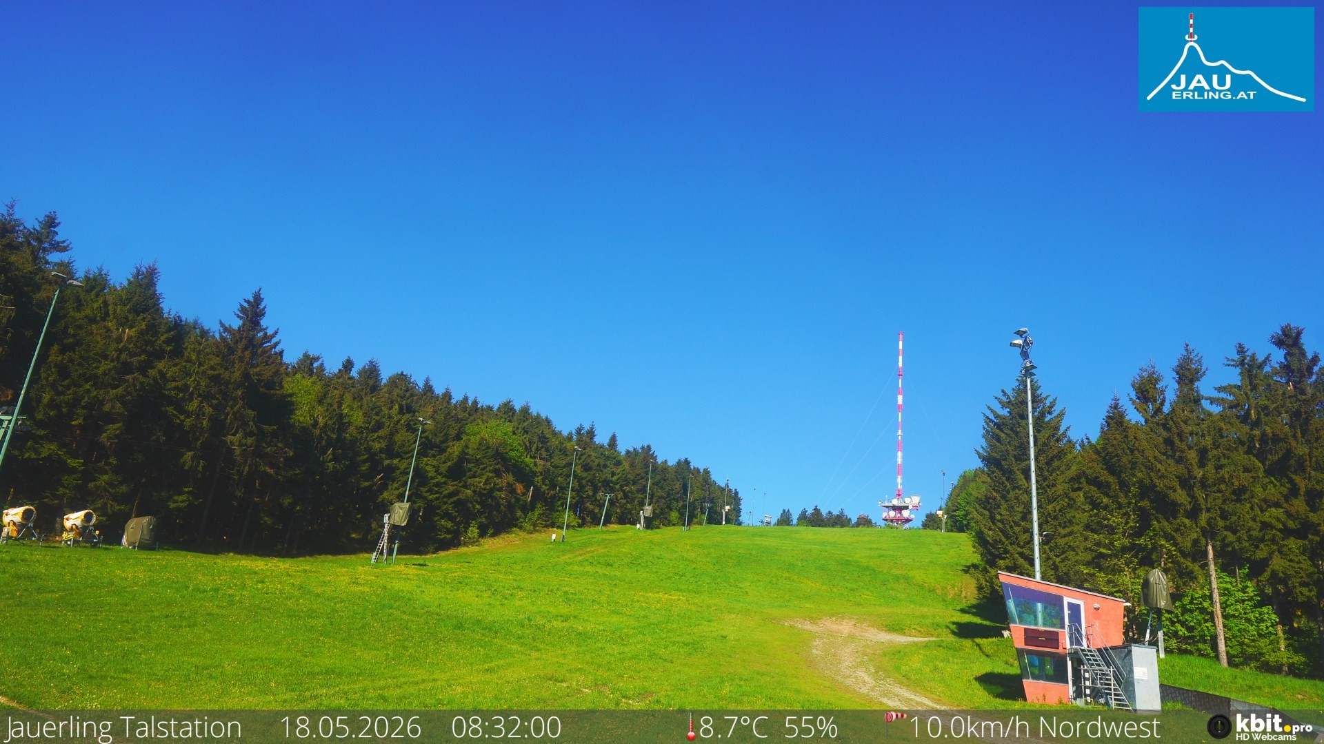 Archiv Foto Webcam Schlepplift Jauerling, Talstation