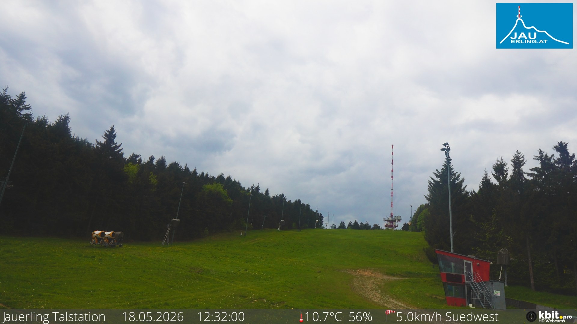 Archiv Foto Webcam Schlepplift Jauerling, Talstation