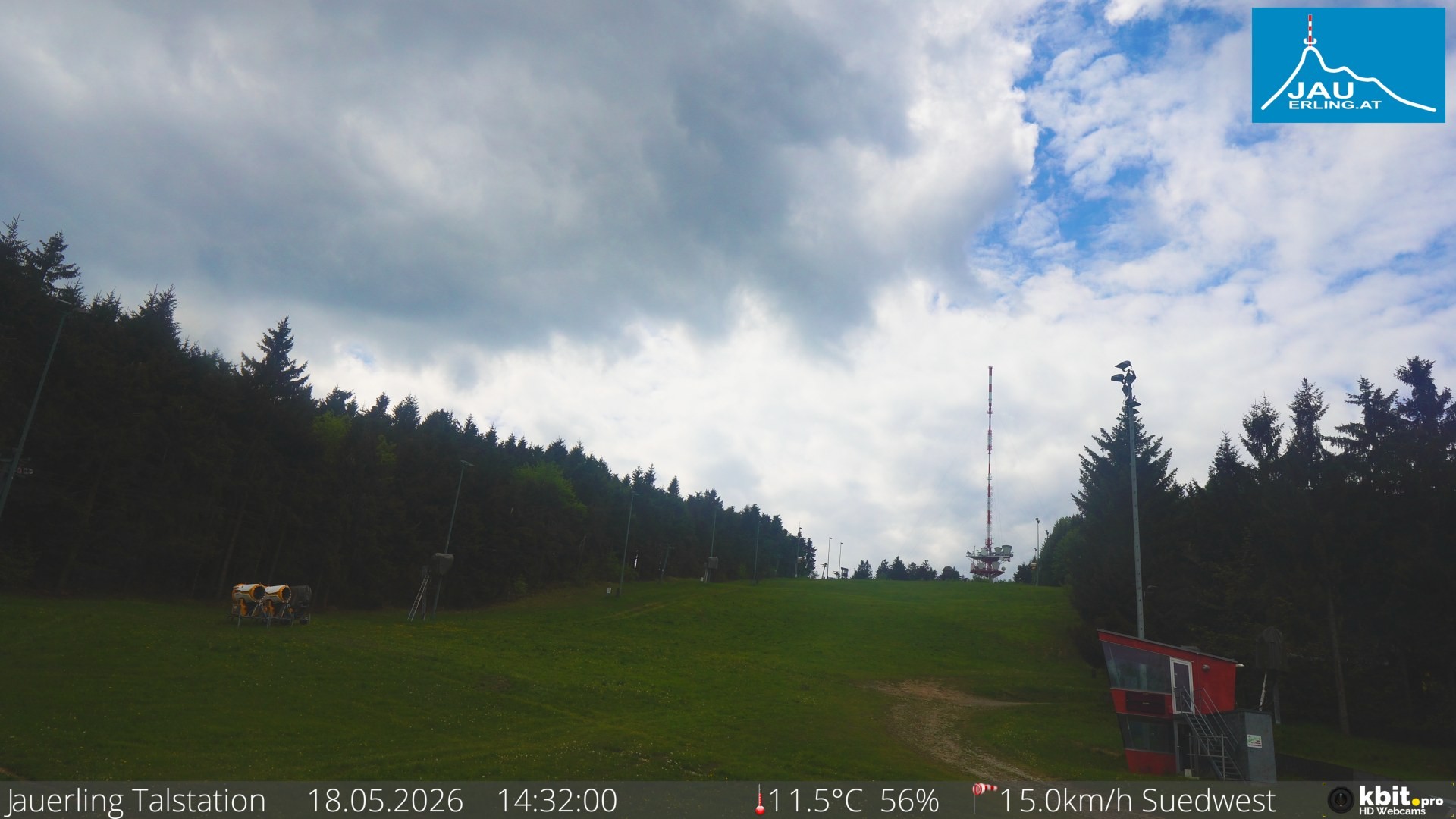 Archiv Foto Webcam Schlepplift Jauerling, Talstation