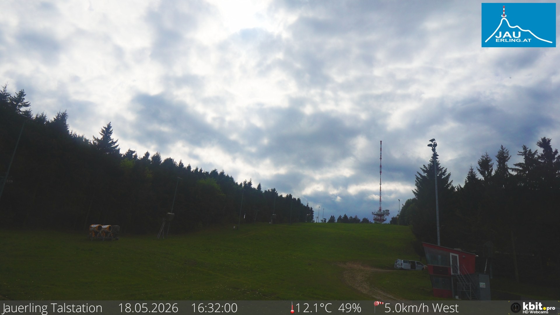 Archiv Foto Webcam Schlepplift Jauerling, Talstation